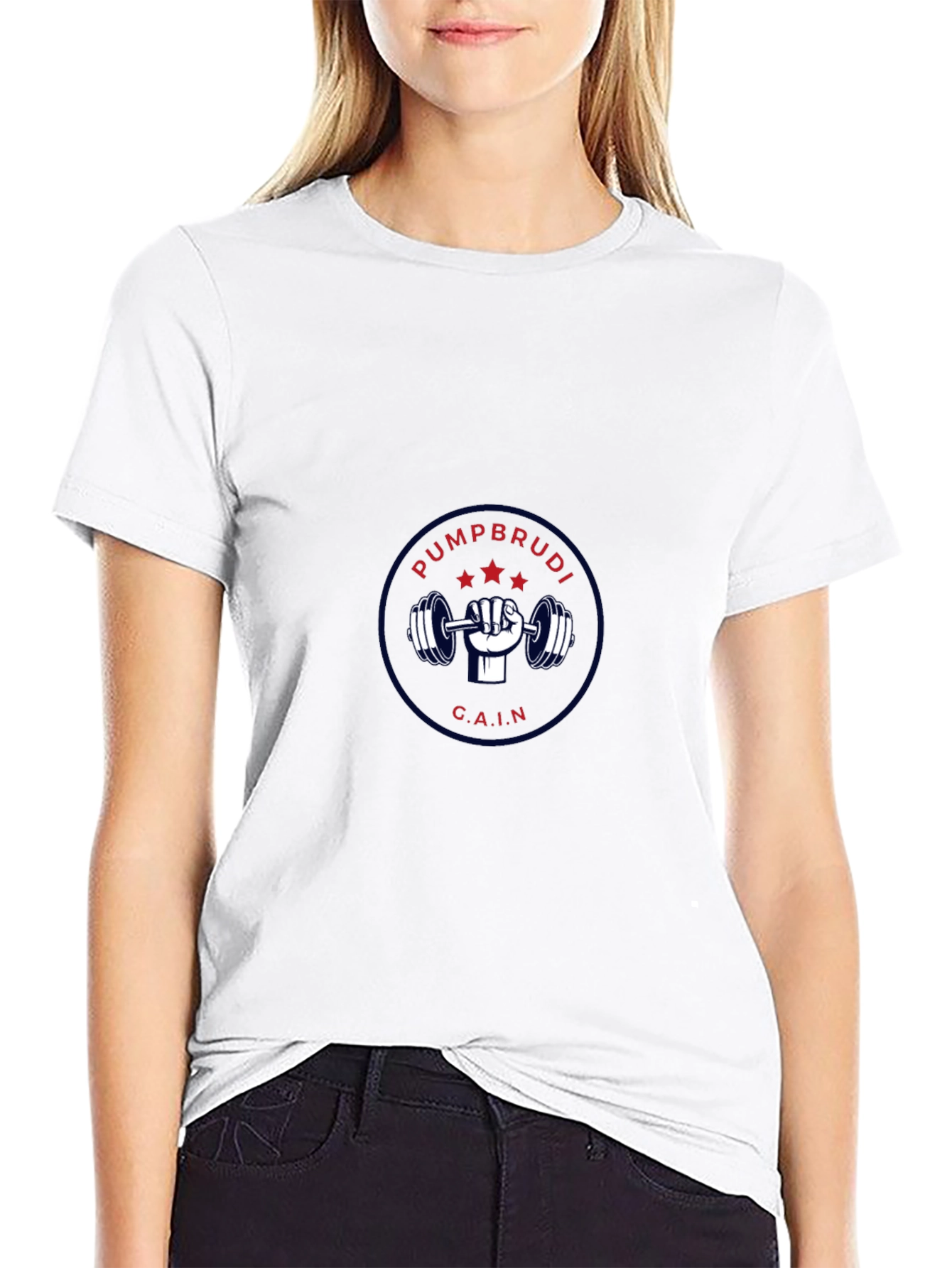 Pumpbrudi C.A.I.N. Black T-Shirt Gym Motivation