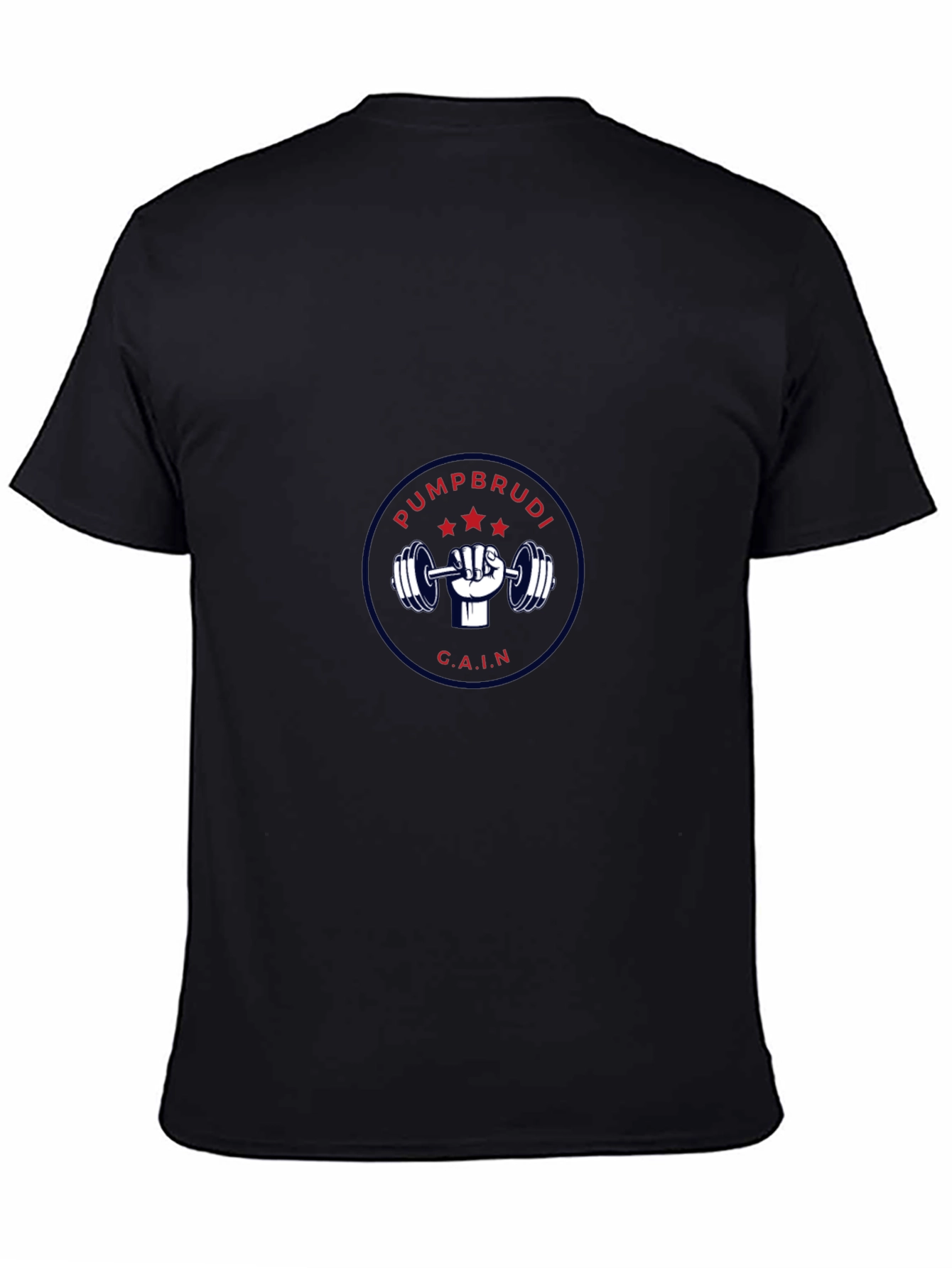 Pumpbrudi C.A.I.N. Black T-Shirt Gym Motivation