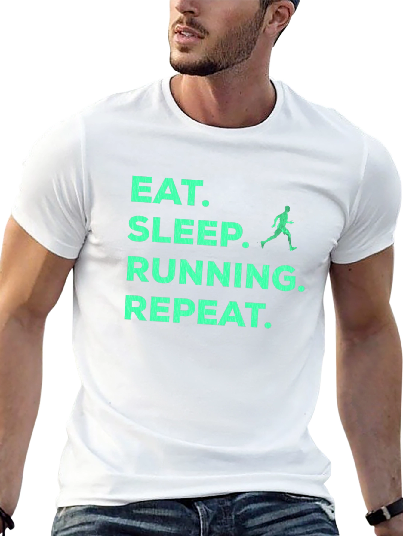 Eat Sleep Running Repeat T-Shirt