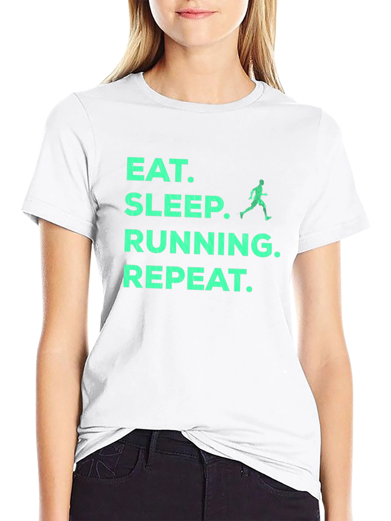 Eat Sleep Running Repeat T-Shirt
