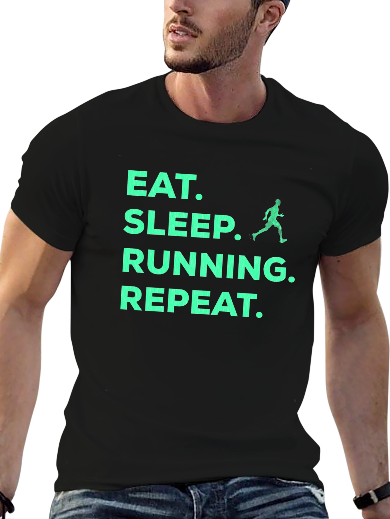 Eat Sleep Running Repeat T-Shirt