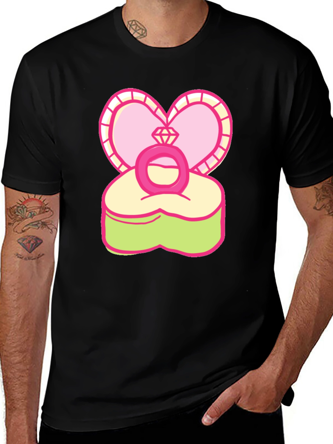 Novelty Ring Box Graphic Tee