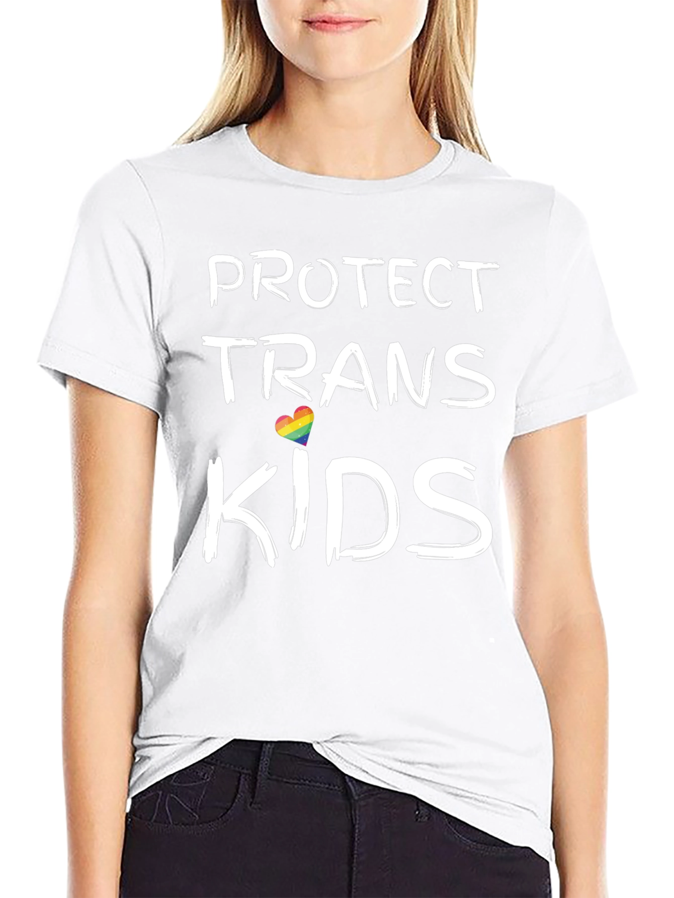 Protect Trans Kids T-Shirt - Black LGBTQ Pride