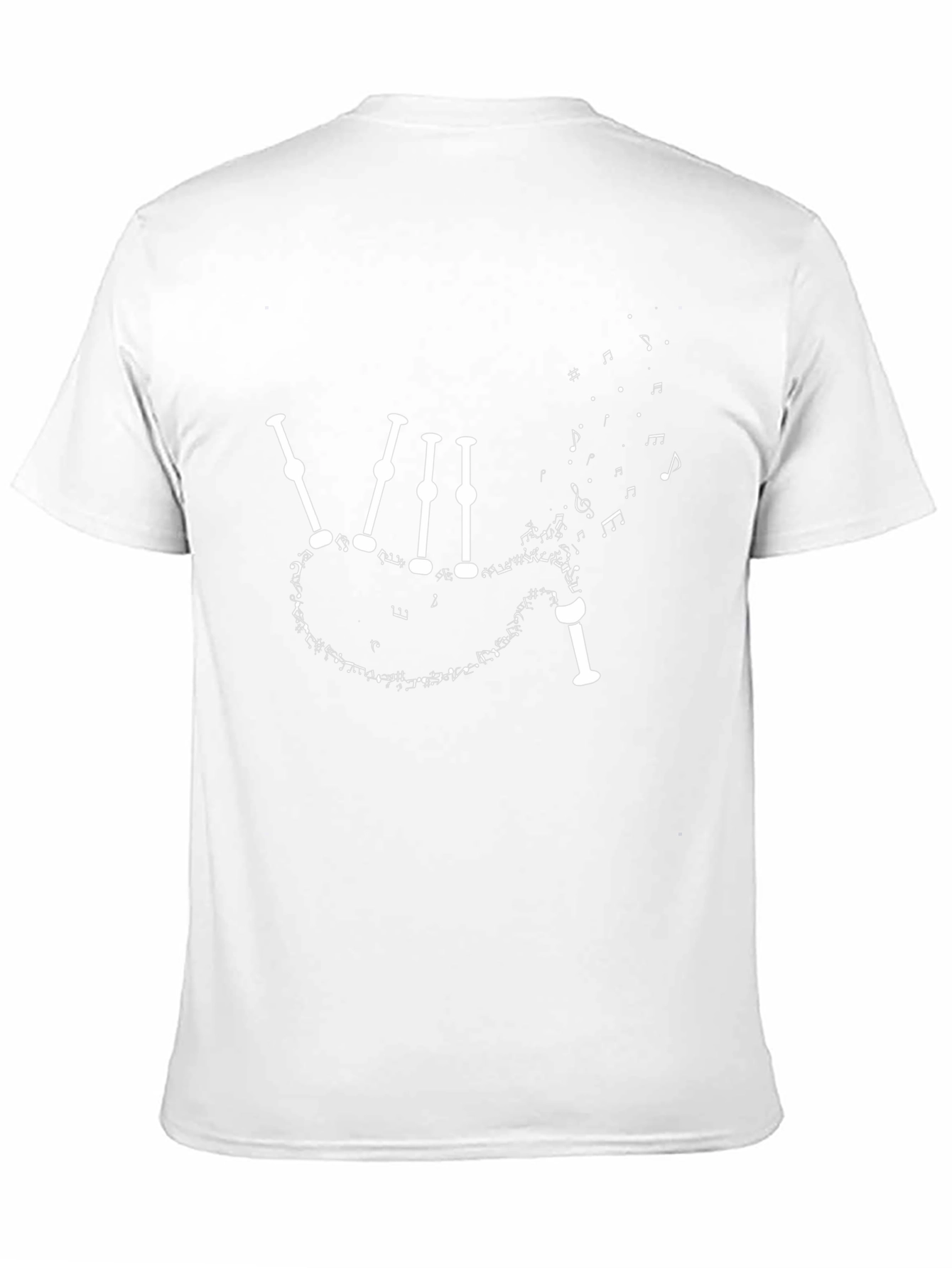 Bagpipe Music Note Graphic T-Shirt