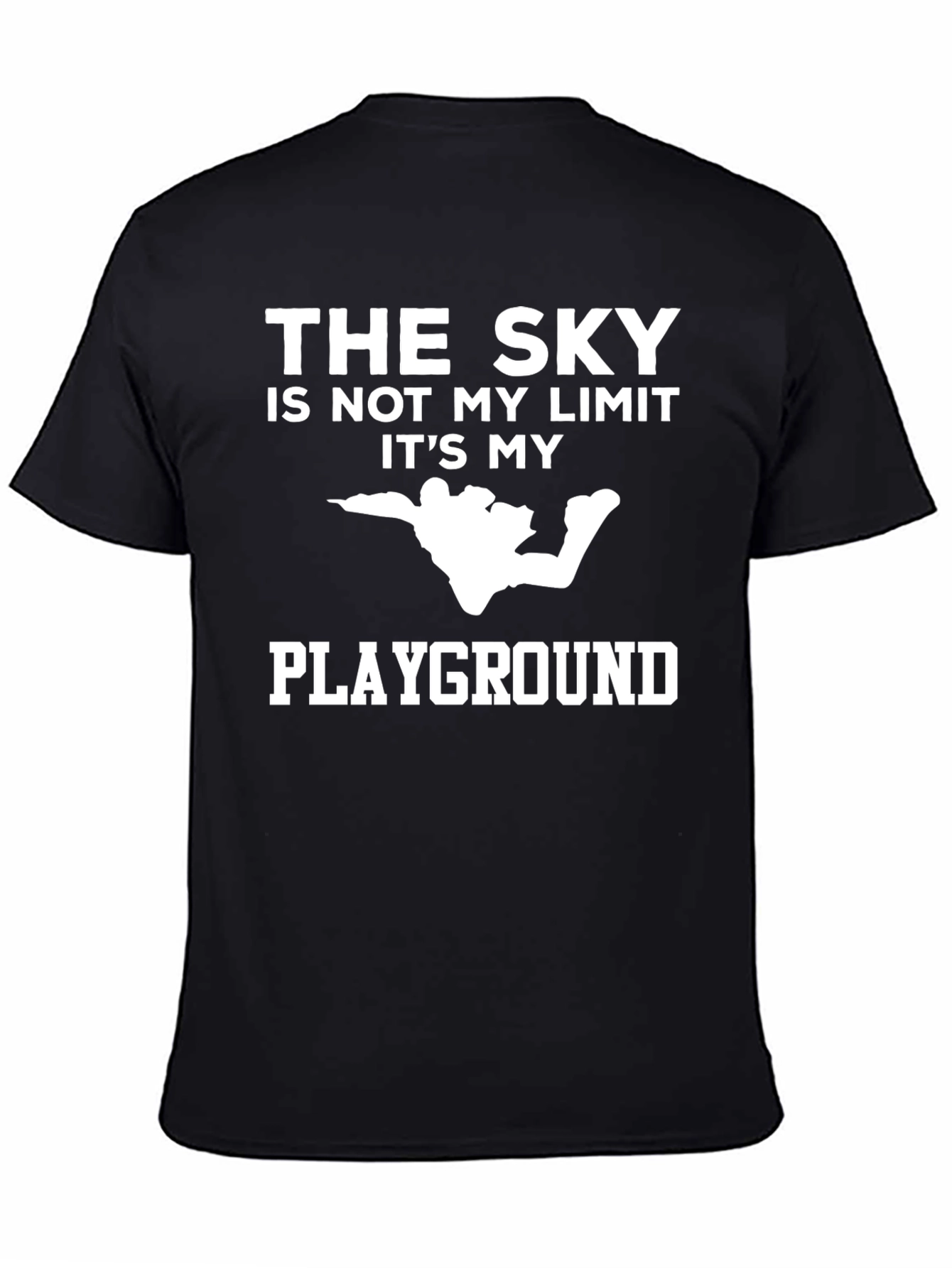 Skys My Playground T-Shirt - Black Cotton Tee