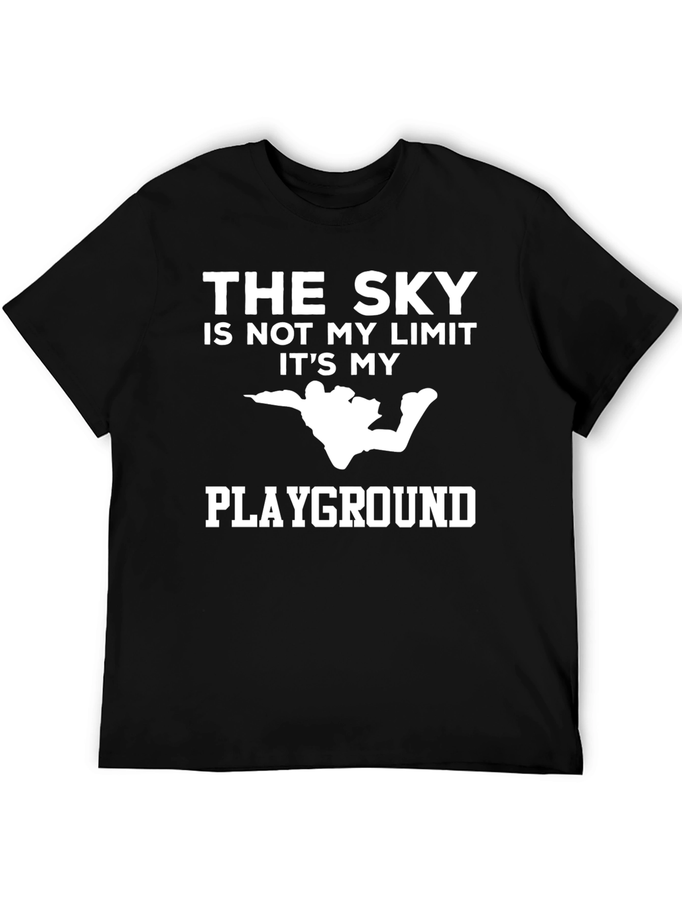 Skys My Playground T-Shirt - Black Cotton Tee