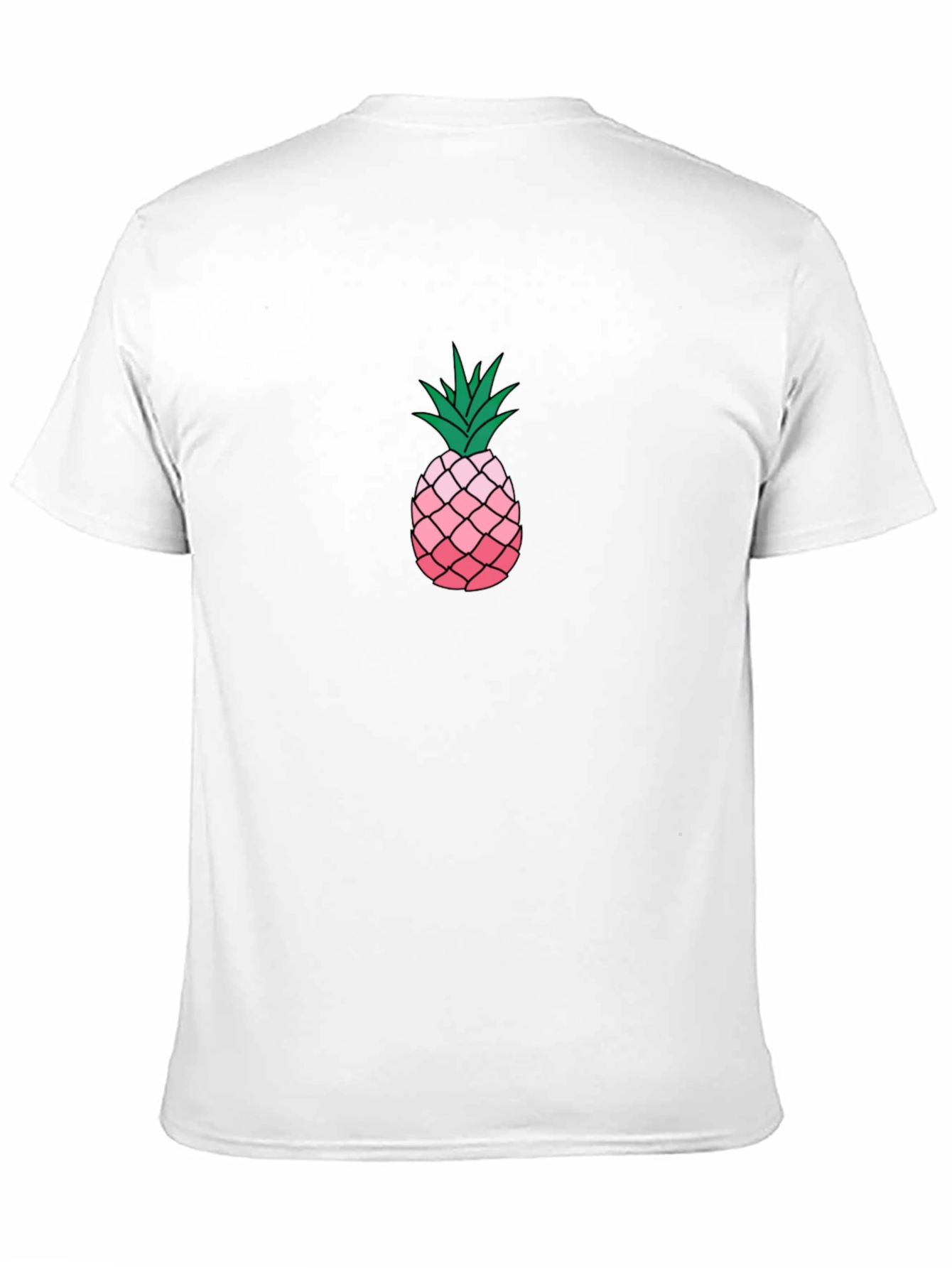 Pineapple Graphic Black T-Shirt