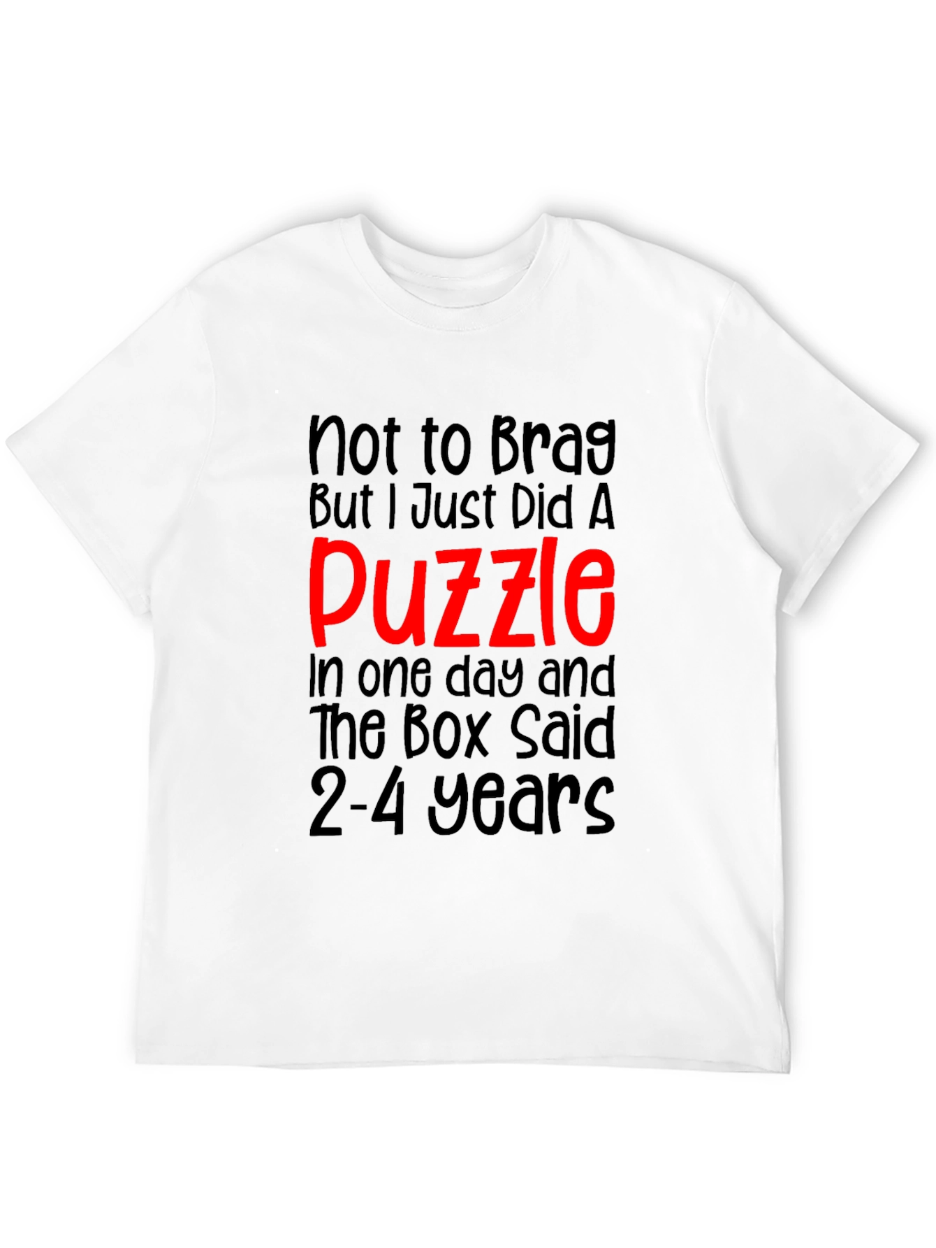 Puzzle Master T-Shirt Funny Adults Kids Unisex