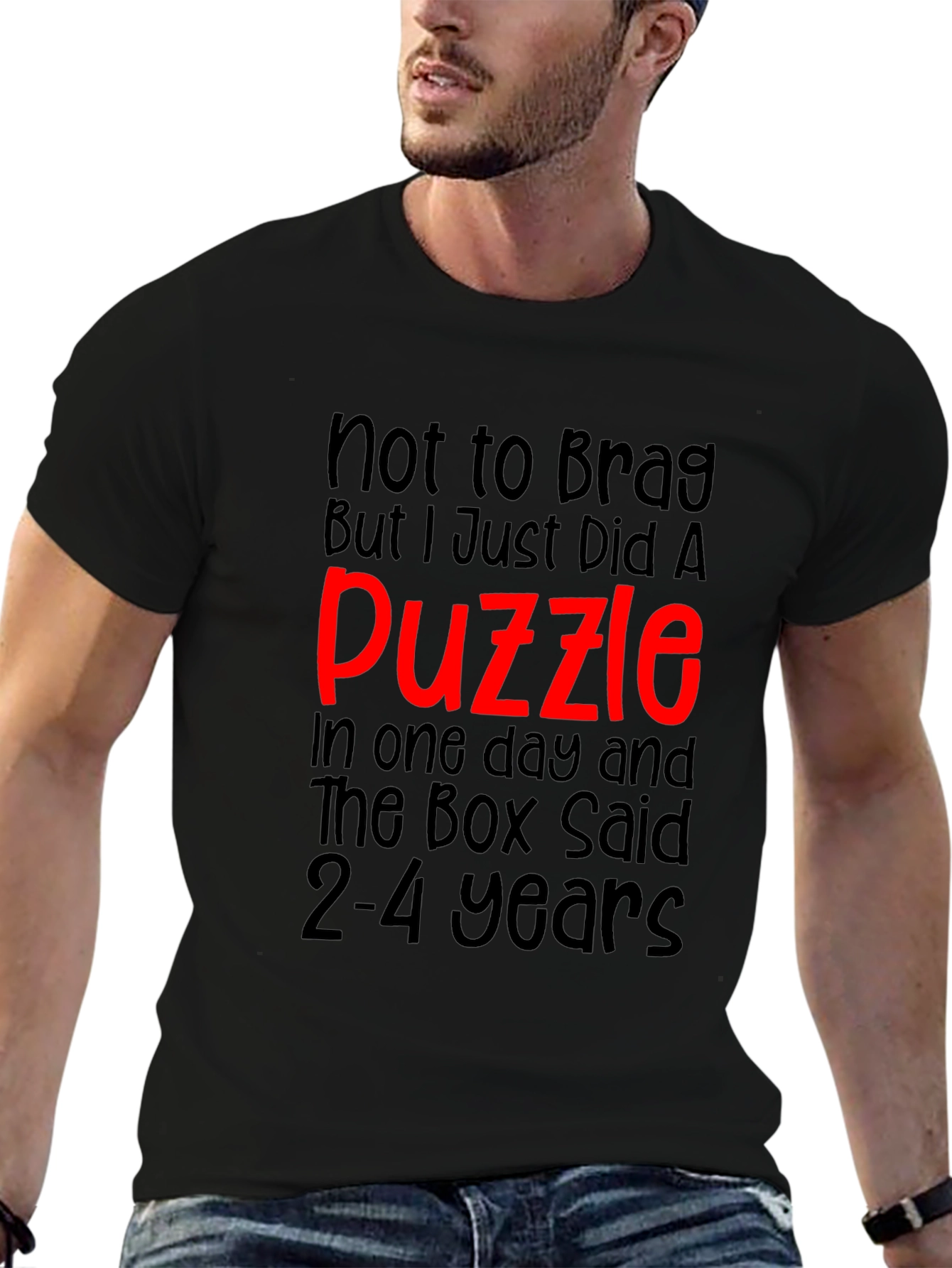 Puzzle Master T-Shirt Funny Adults Kids Unisex