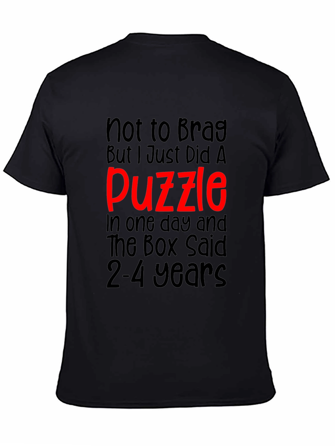 Puzzle Master T-Shirt Funny Adults Kids Unisex