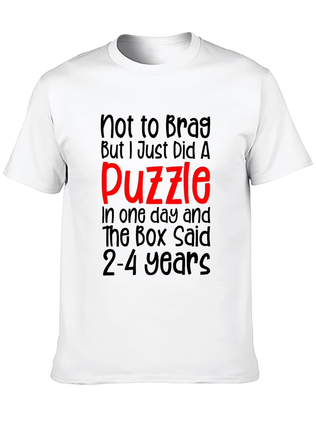 Puzzle Master T-Shirt Funny Adults Kids Unisex