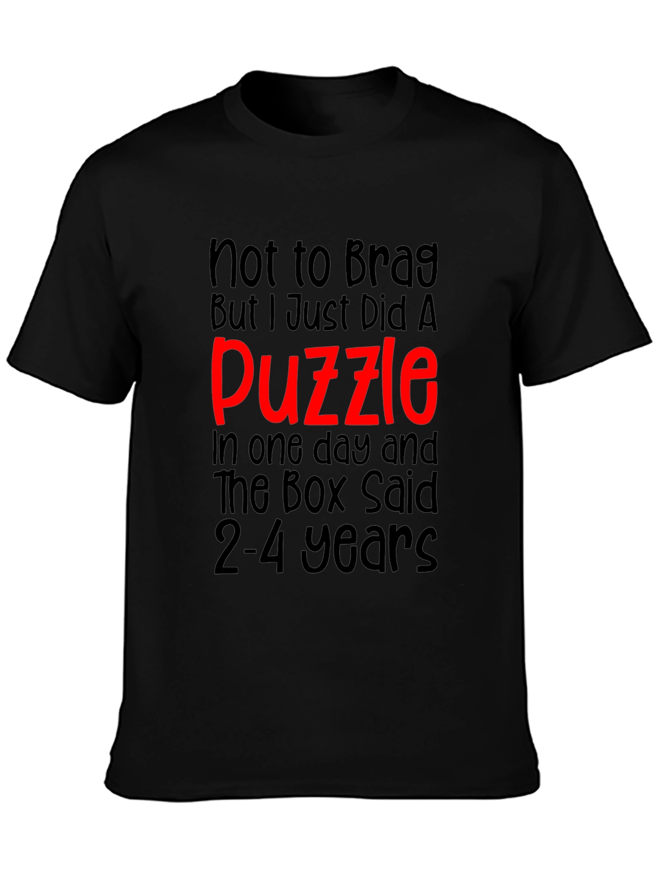 Puzzle Master T-Shirt Funny Adults Kids Unisex