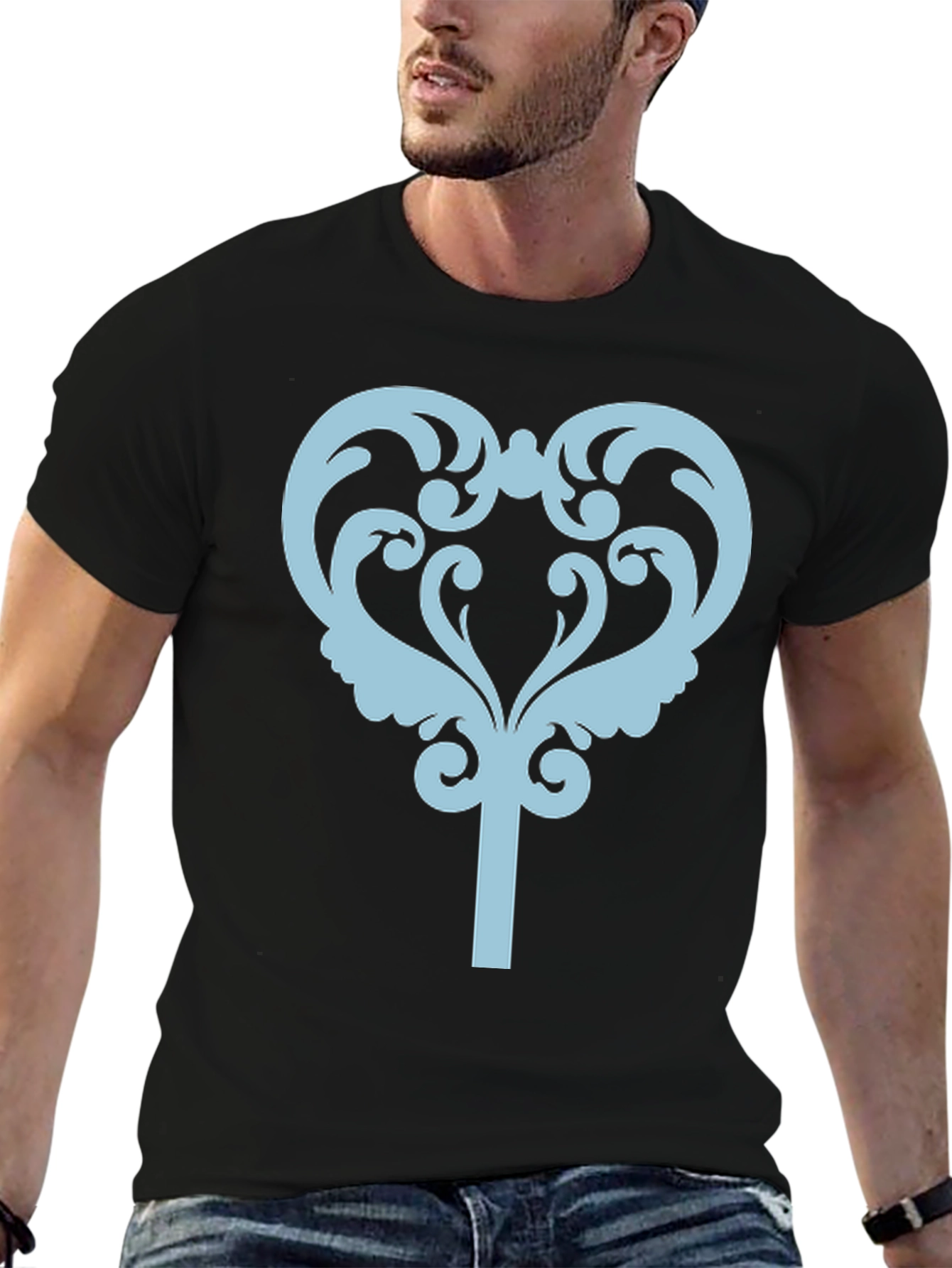 Ornate Heart T-Shirt - Unique Graphic Tee