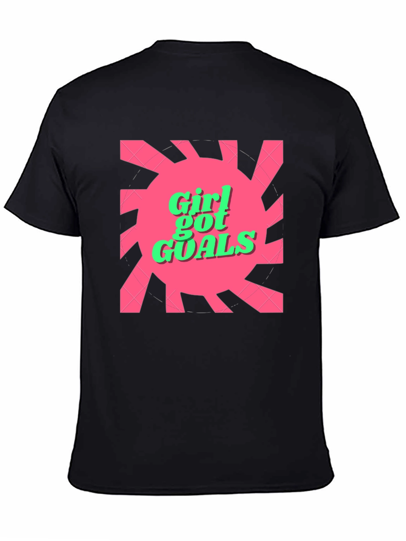 Girl Got Goals Graphic Tee - Trendy and Fun