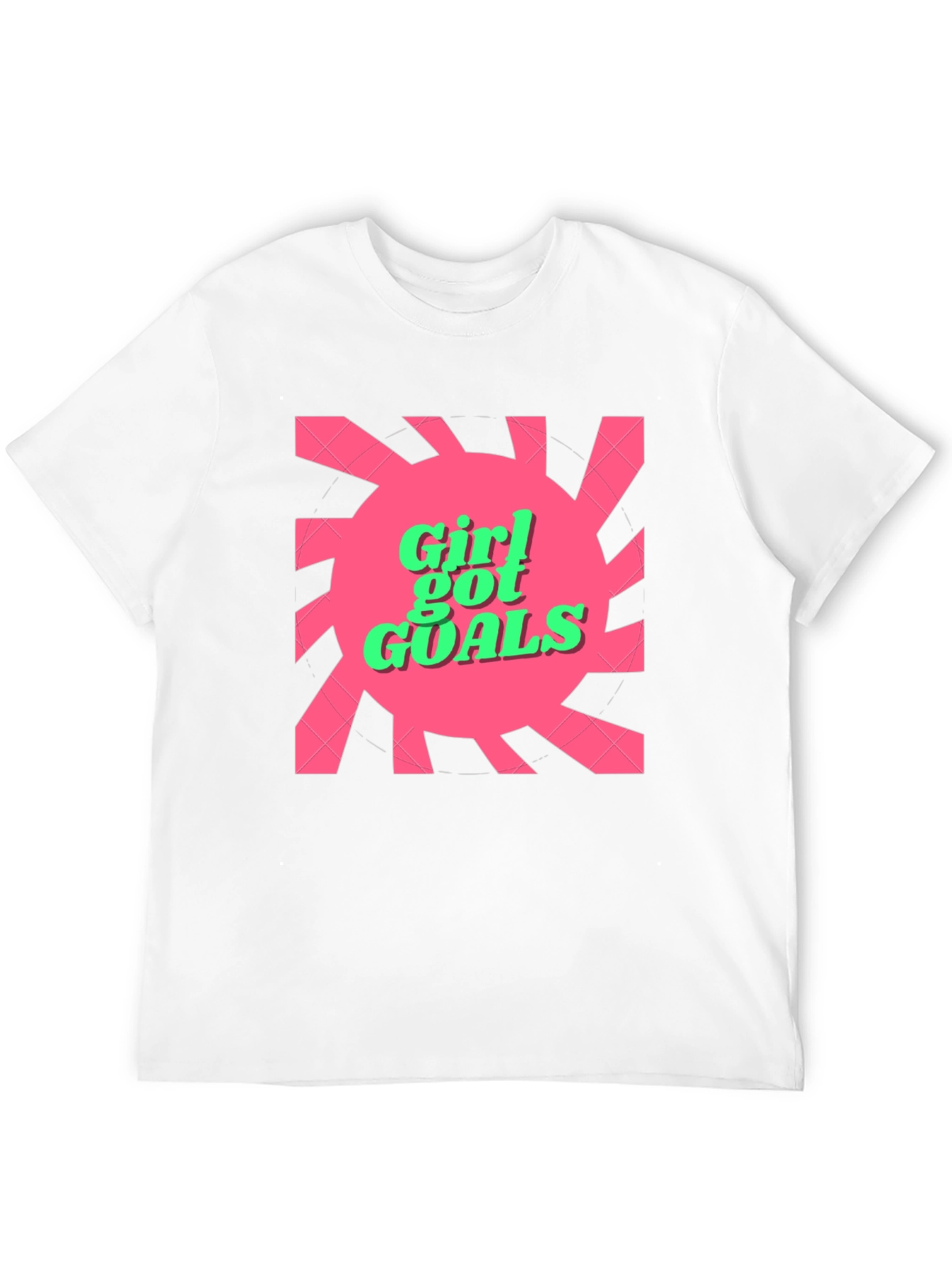 Girl Got Goals Graphic Tee - Trendy and Fun