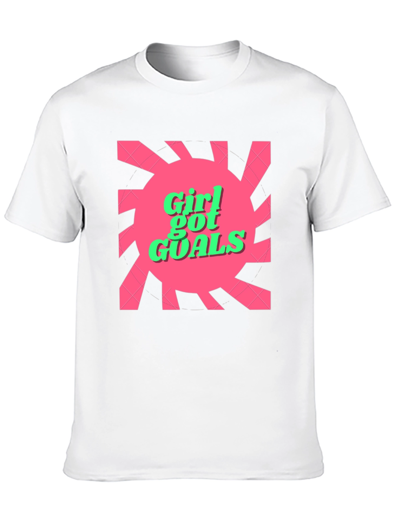 Girl Got Goals Graphic Tee - Trendy and Fun