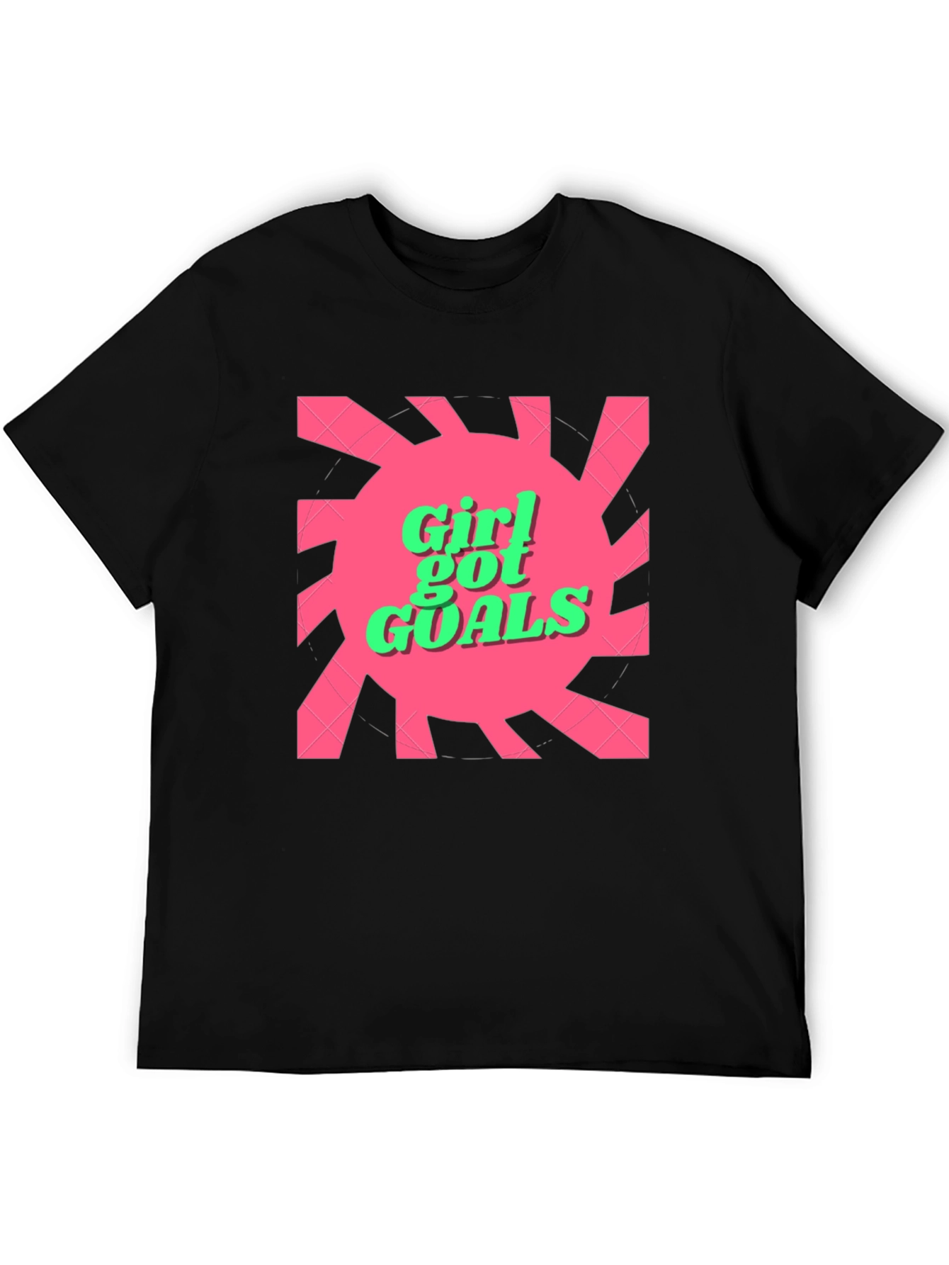 Girl Got Goals Graphic Tee - Trendy and Fun