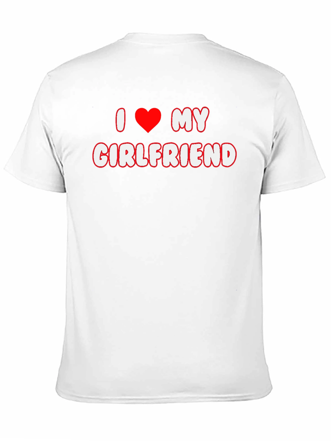 I Heart My Girlfriend T-Shirt - Mens Black Tee