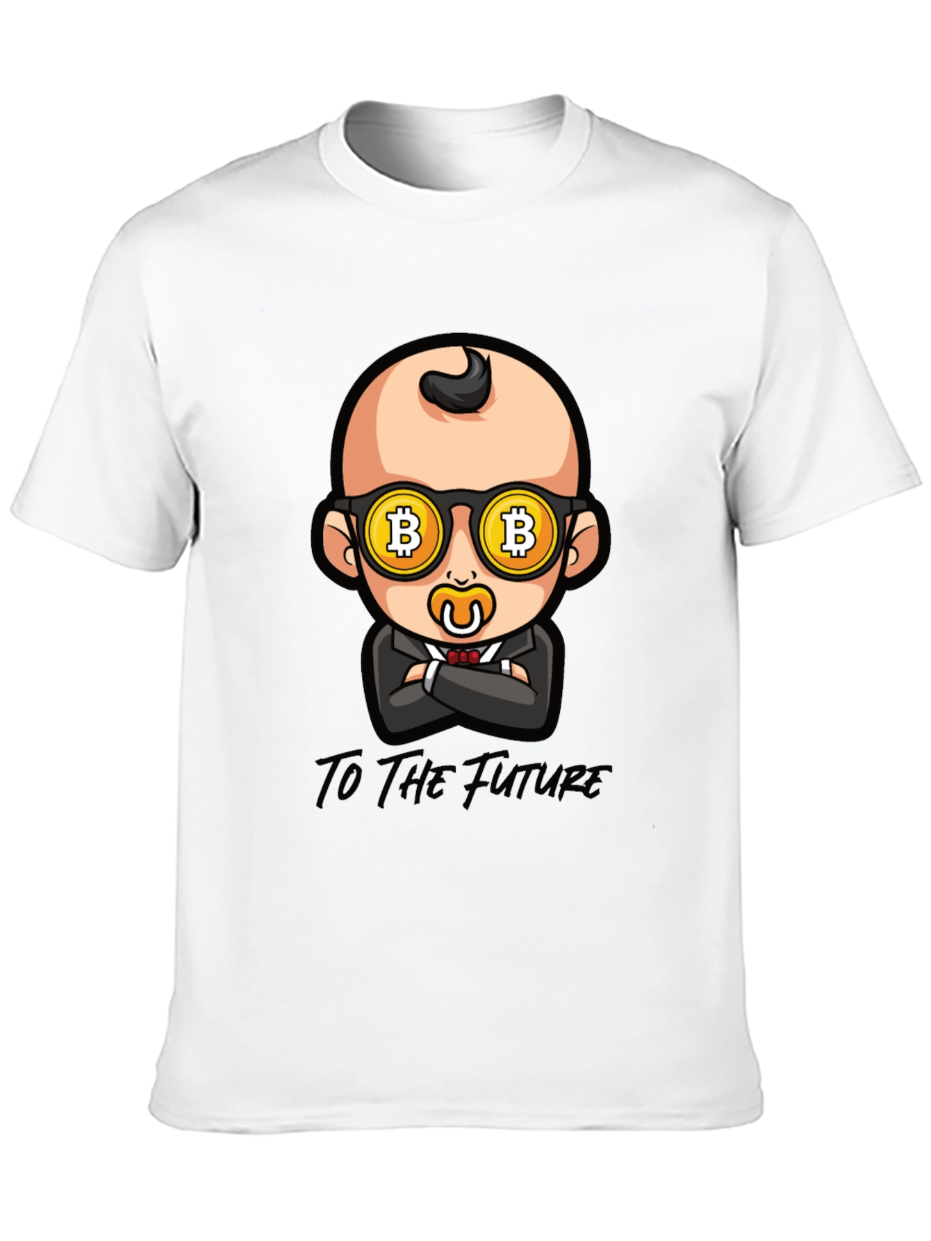 Bitcoin Baby T-Shirt - To The Future Crypto Tee
