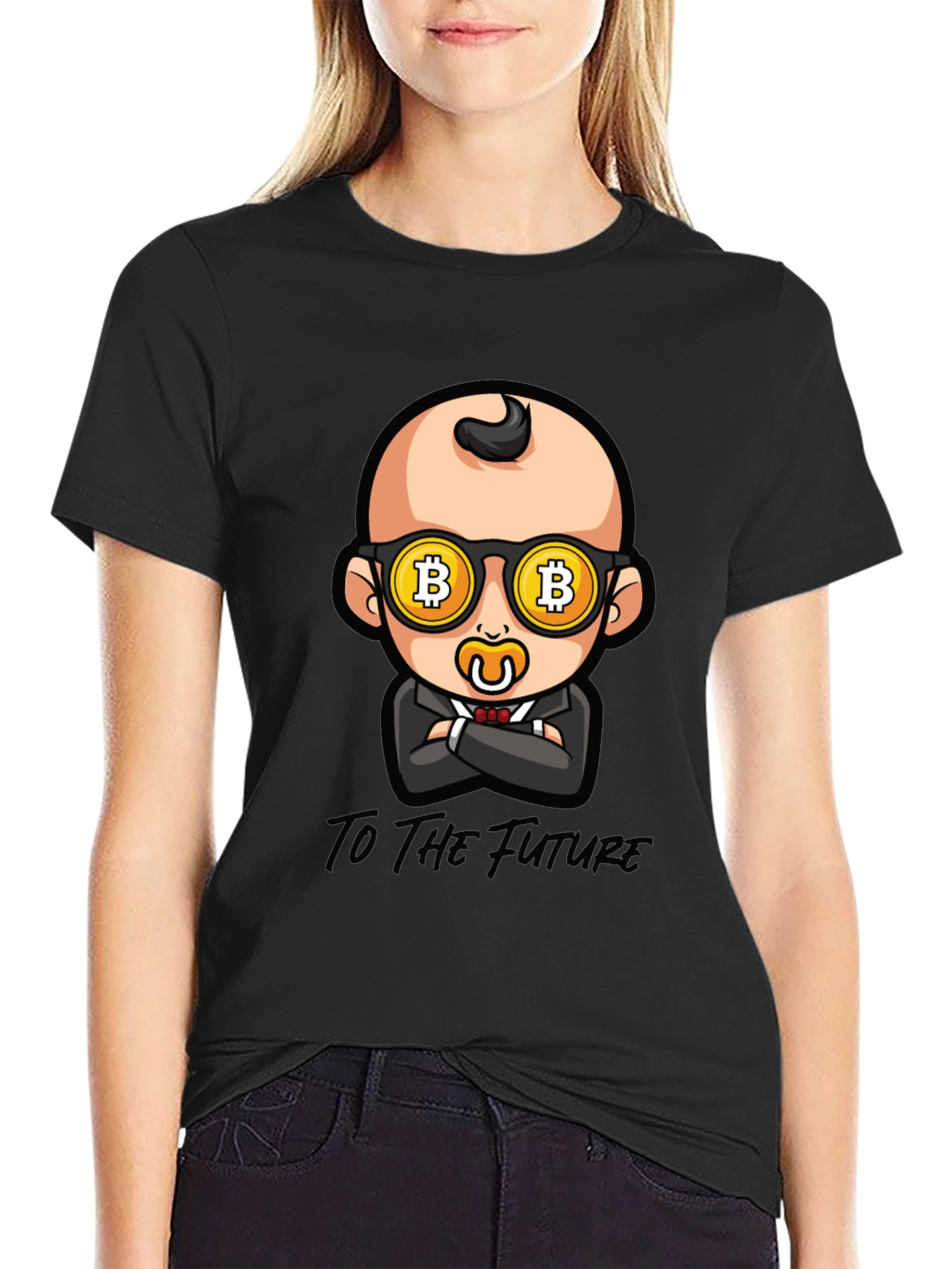 Bitcoin Baby T-Shirt - To The Future Crypto Tee