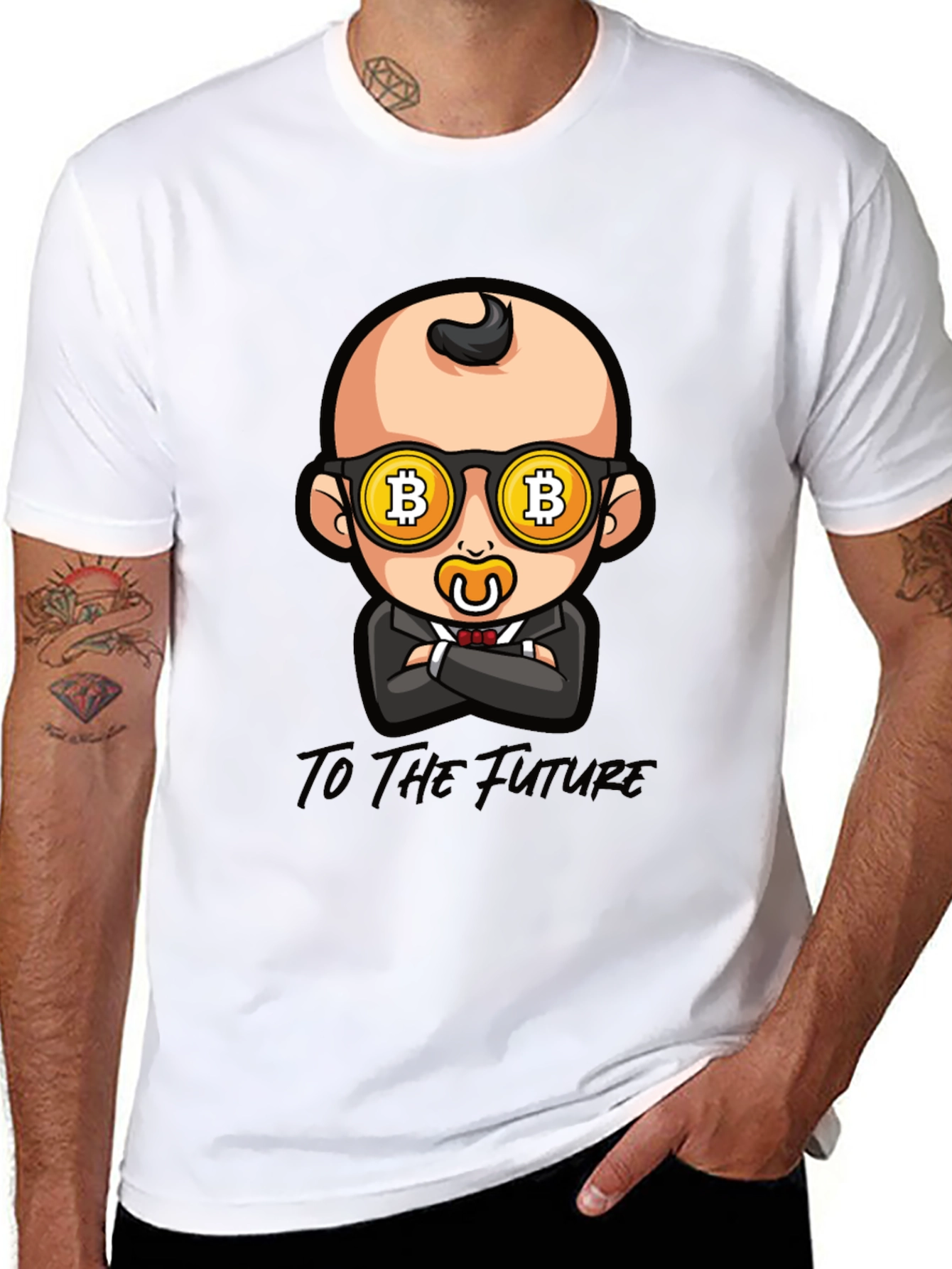 Bitcoin Baby T-Shirt - To The Future Crypto Tee