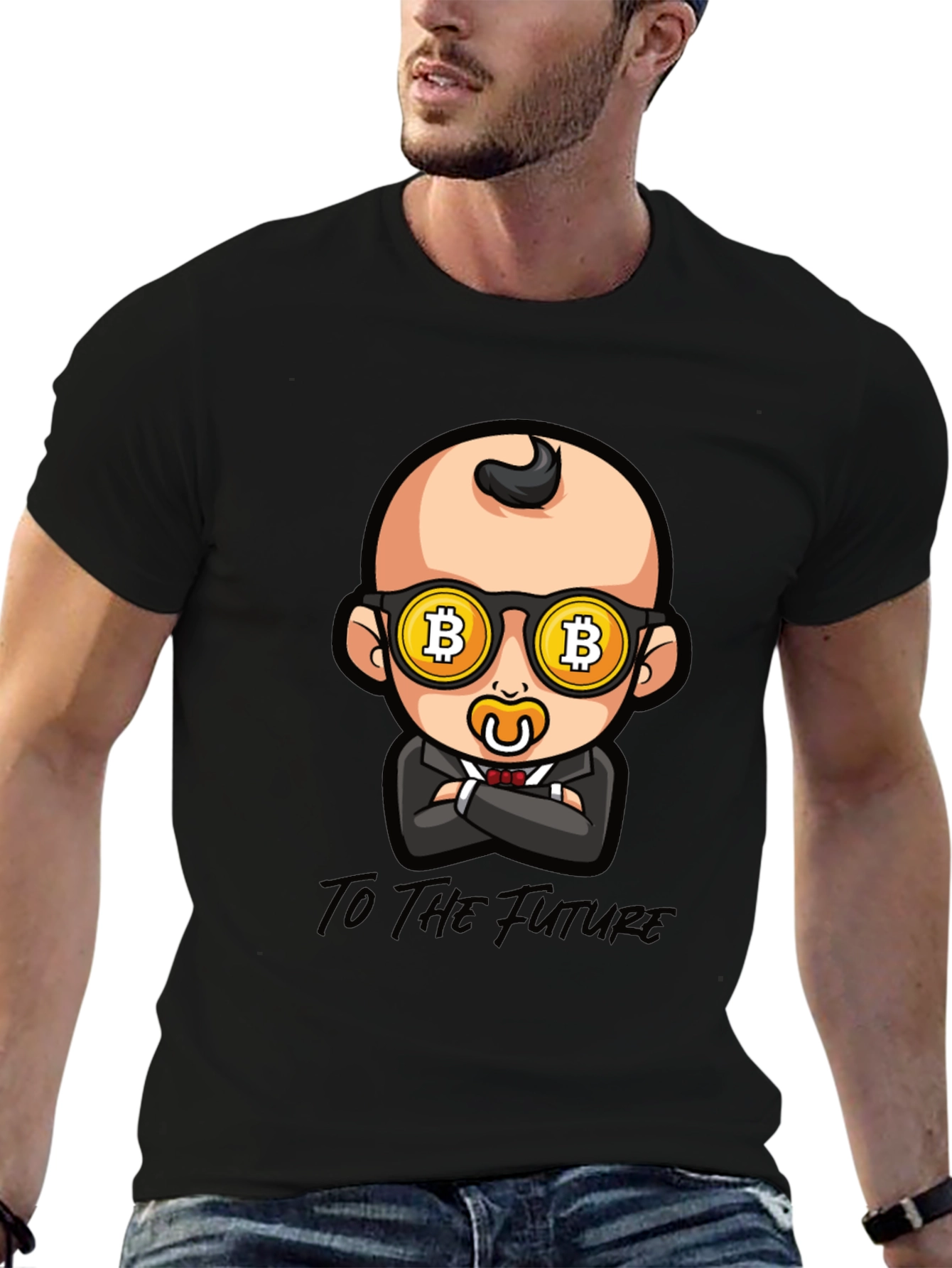 Bitcoin Baby T-Shirt - To The Future Crypto Tee