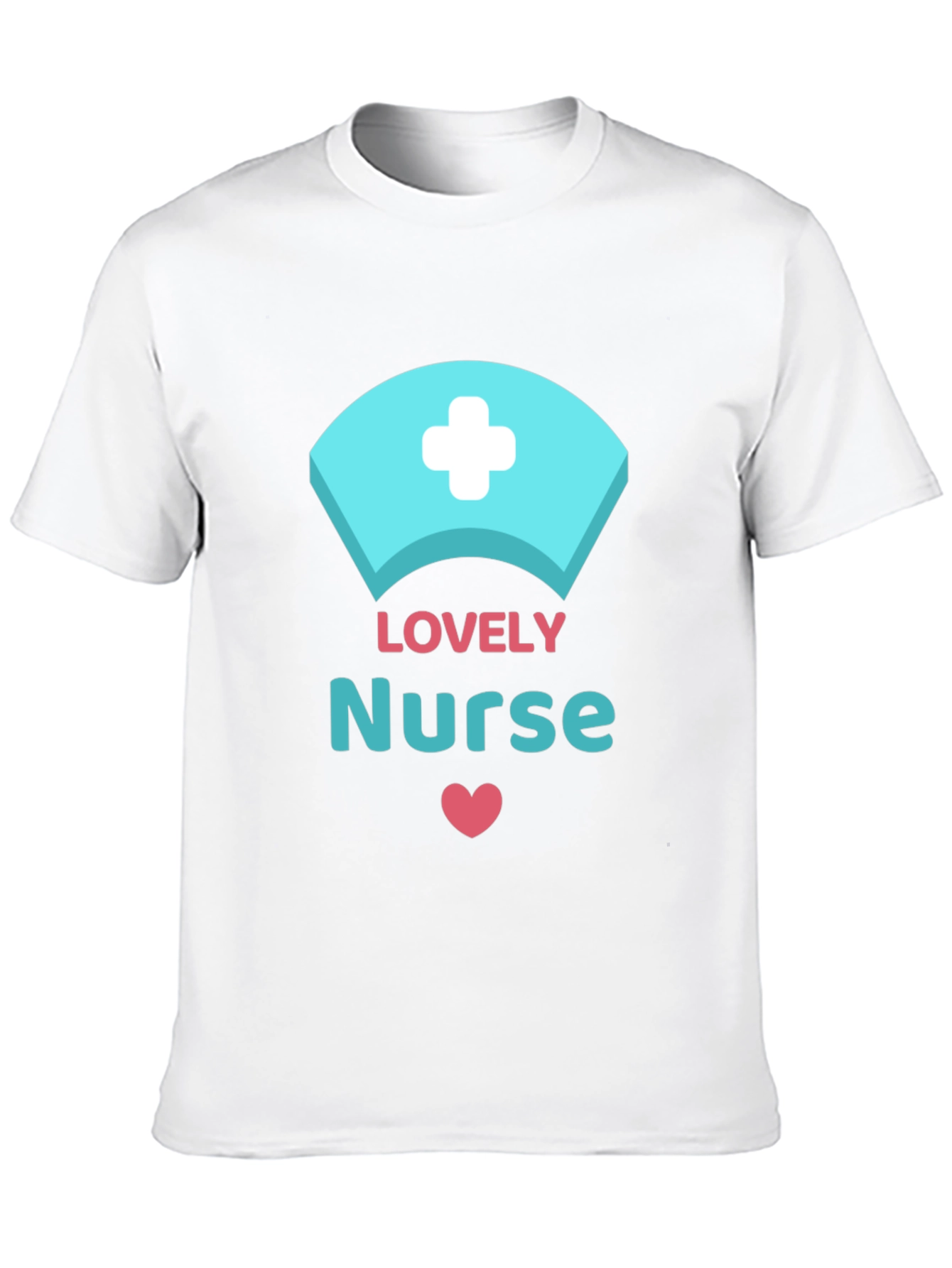 Lovely Nurse Graphic T-Shirt Black Unisex