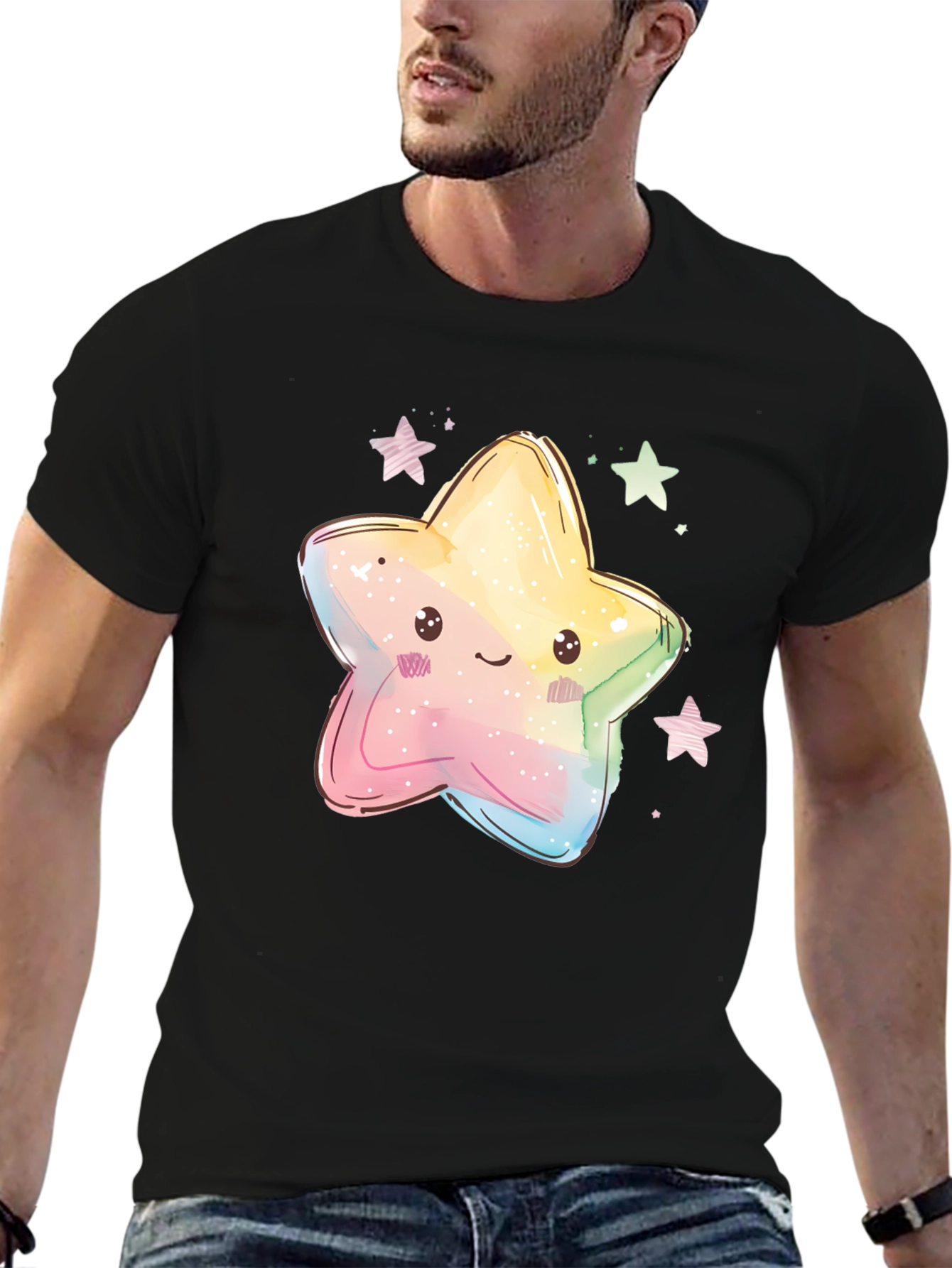 Kawaii Star Graphic Tee