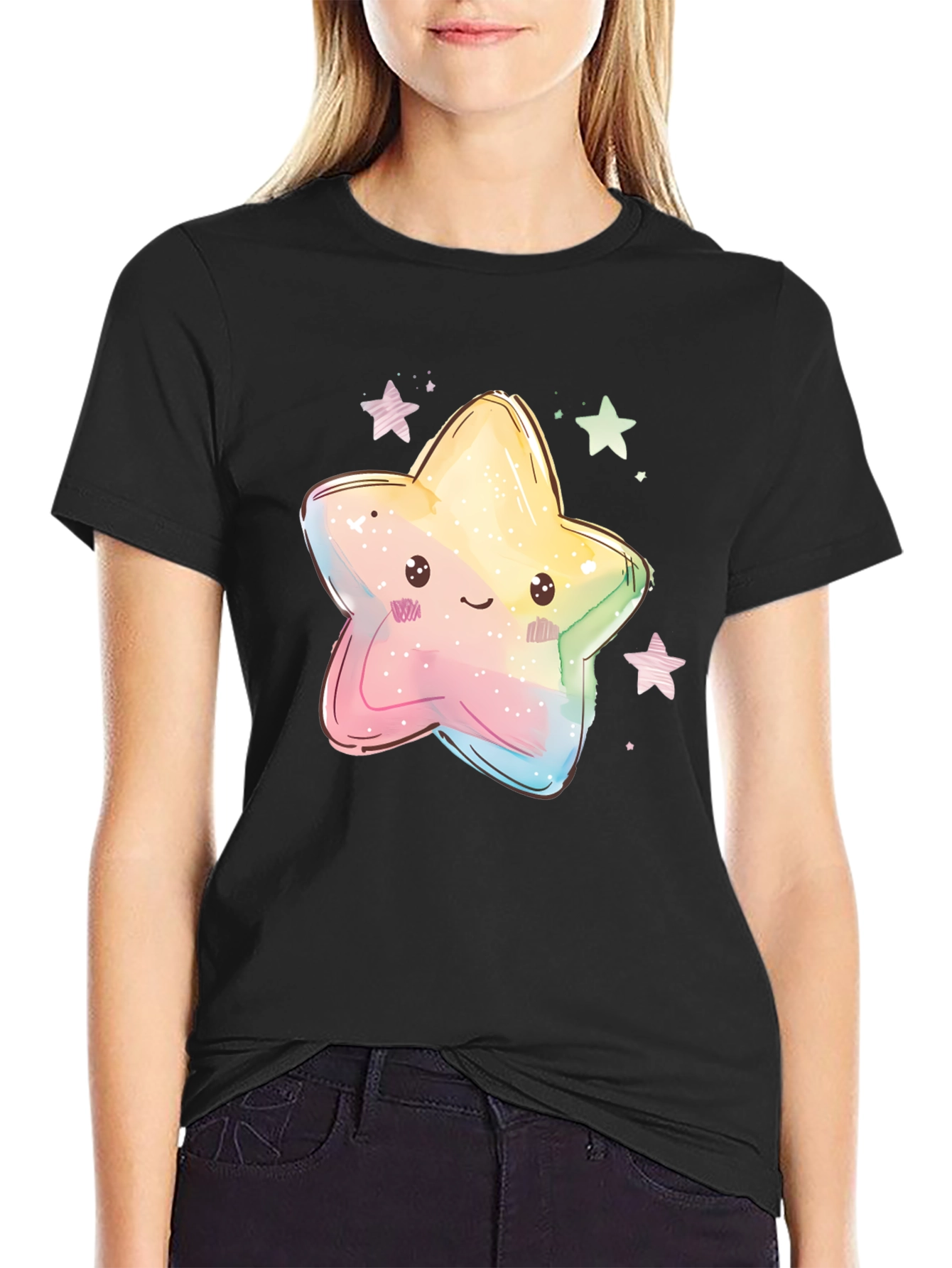 Kawaii Star Graphic Tee