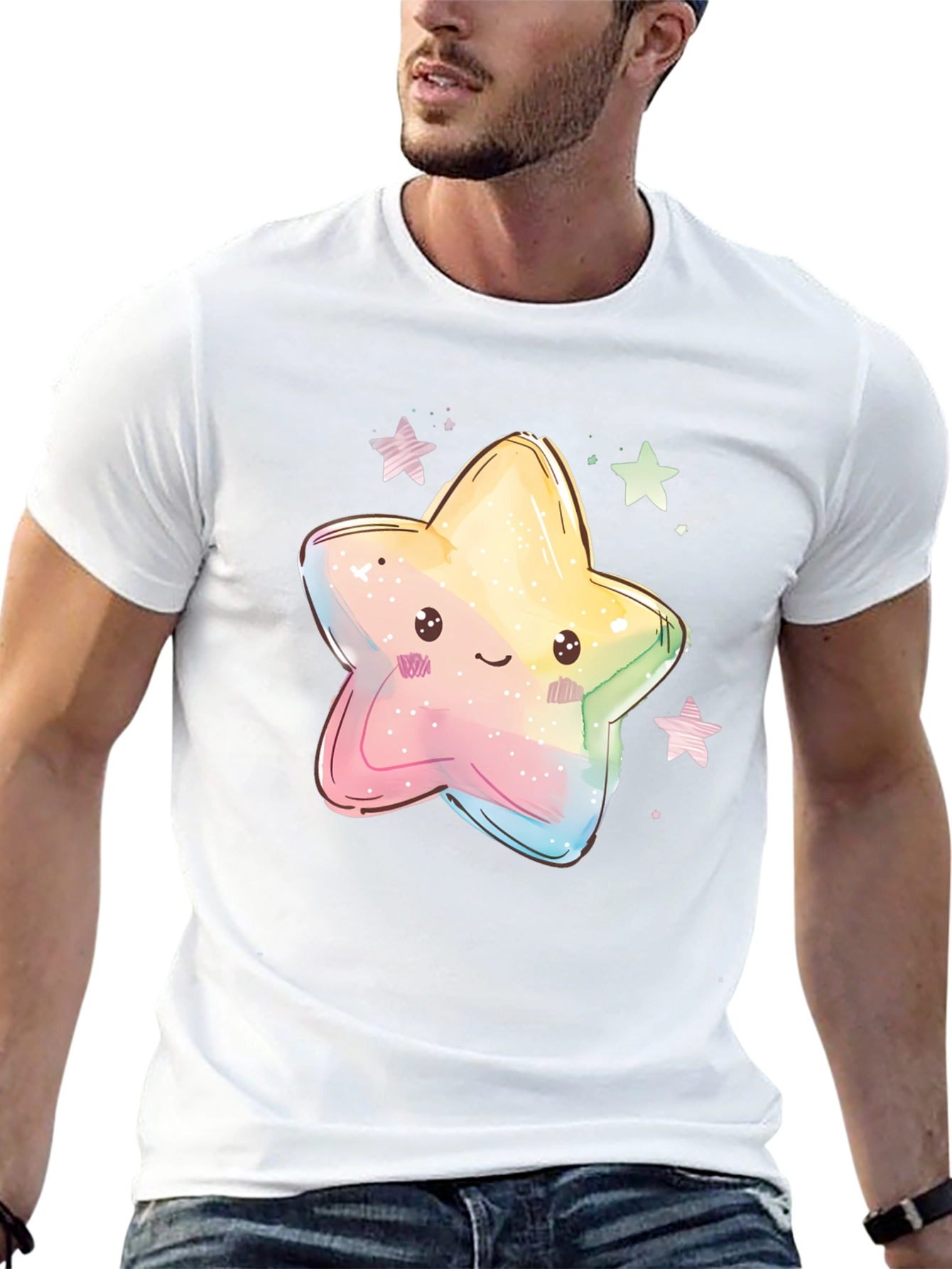 Kawaii Star Graphic Tee