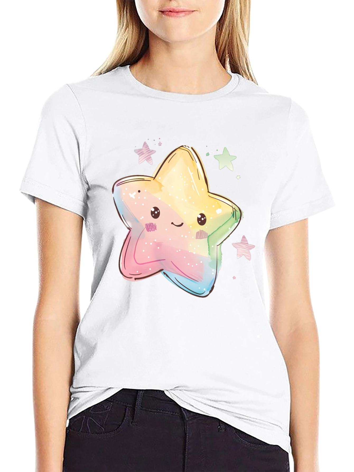 Kawaii Star Graphic Tee