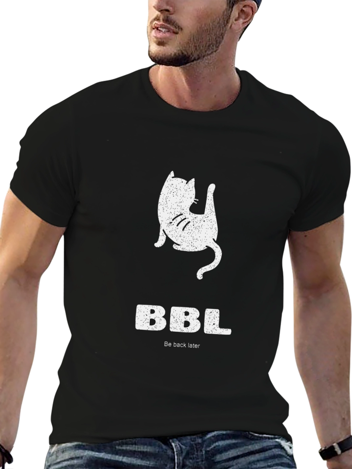 BBL Be Back Later Cat T-Shirt