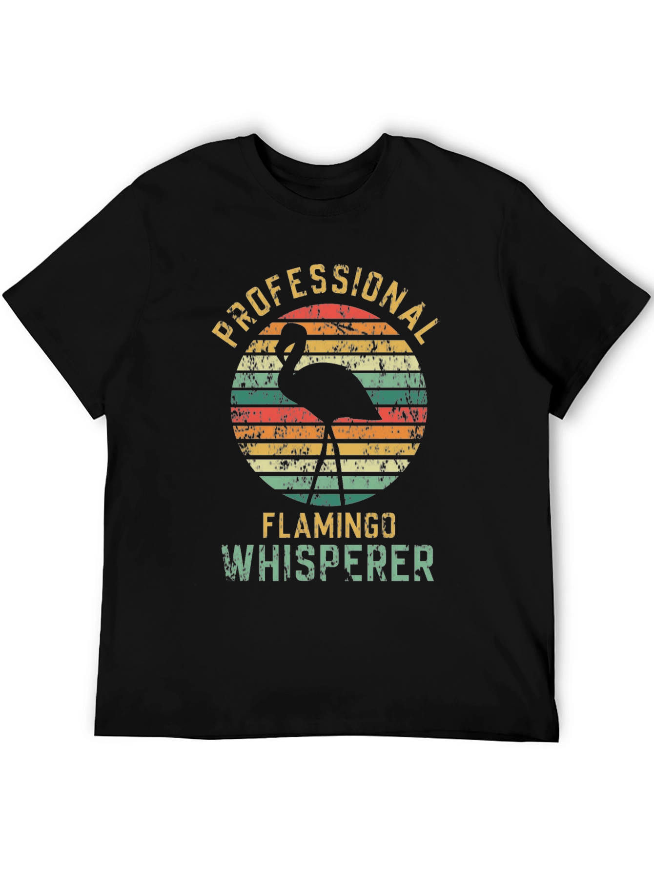 Professional Flamingo Whisperer Graphic T-Shirt