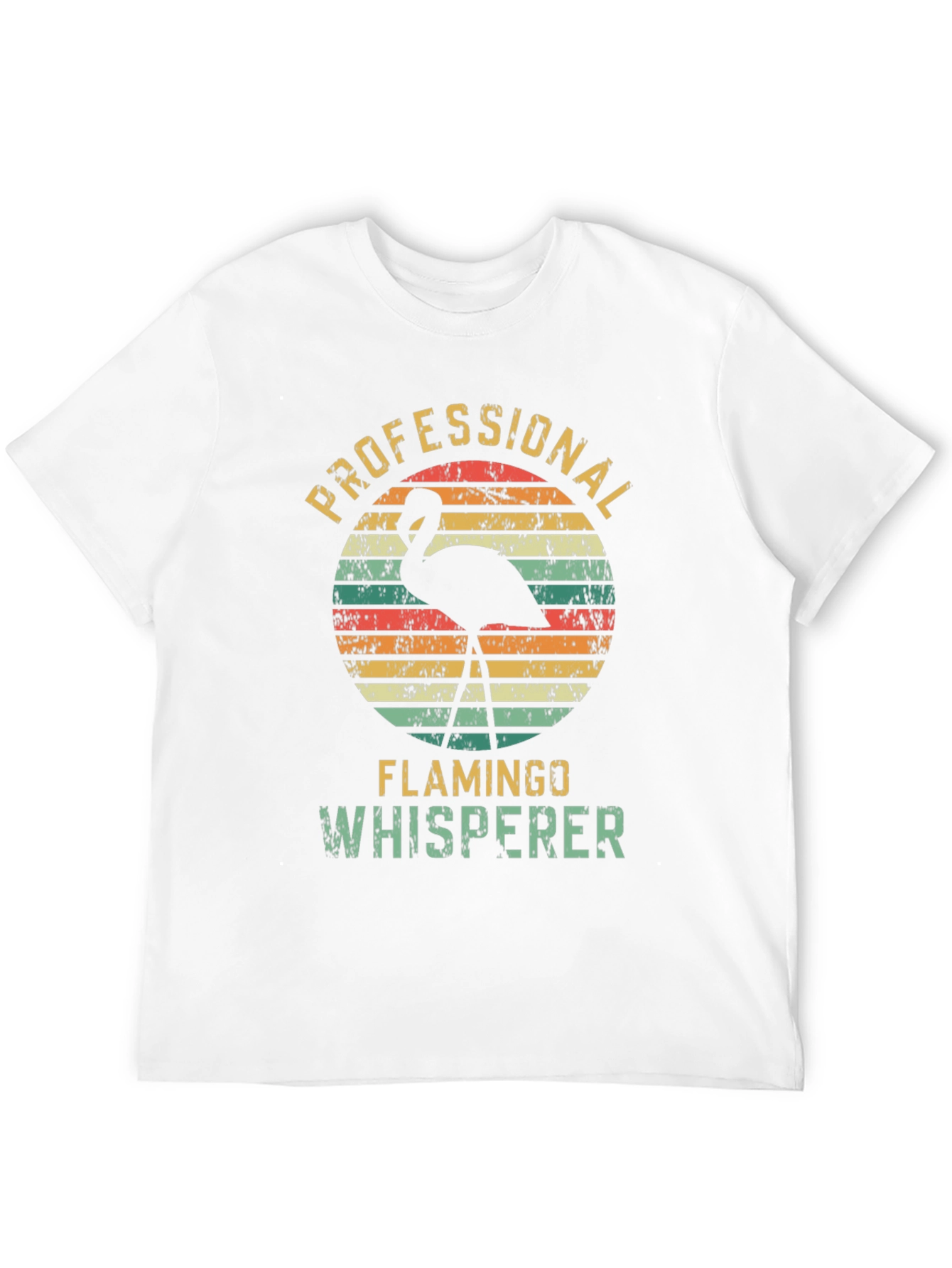 Professional Flamingo Whisperer Graphic T-Shirt