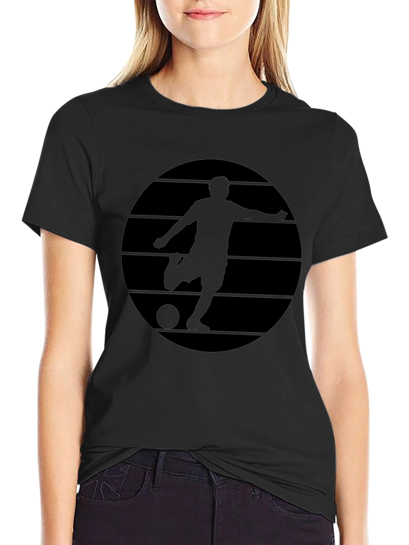 Soccer Player Graphic Tee