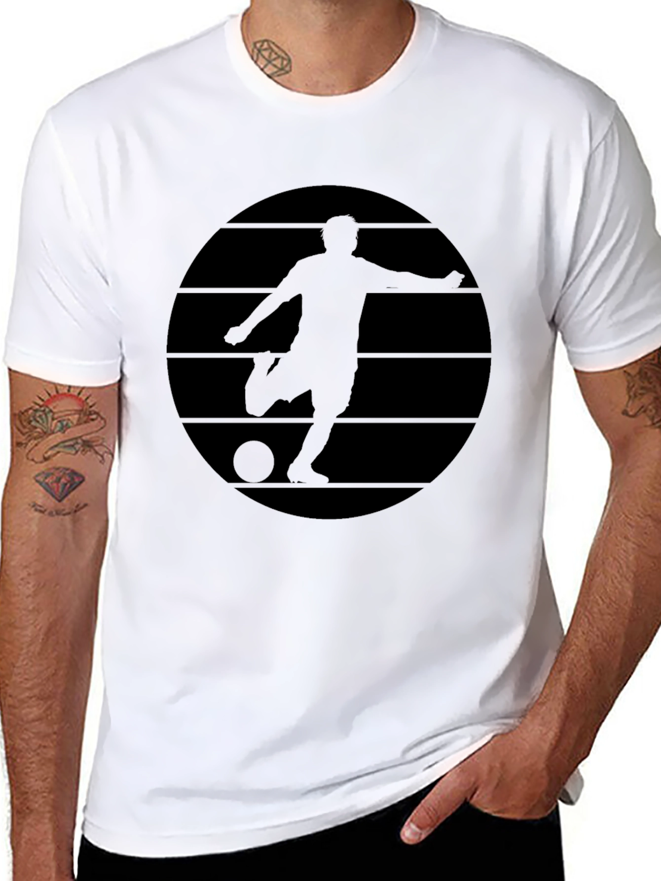 Soccer Player Graphic Tee