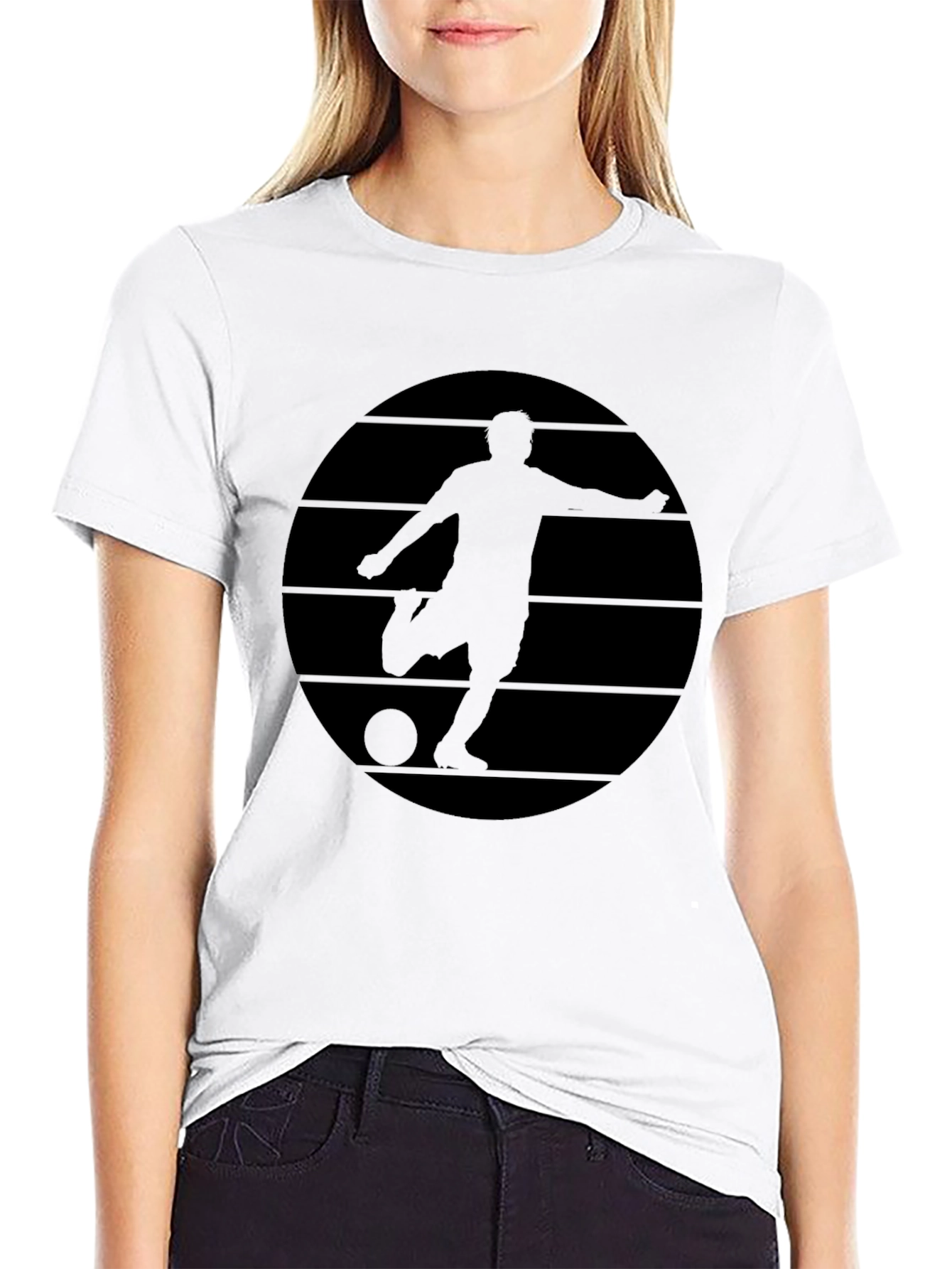Soccer Player Graphic Tee