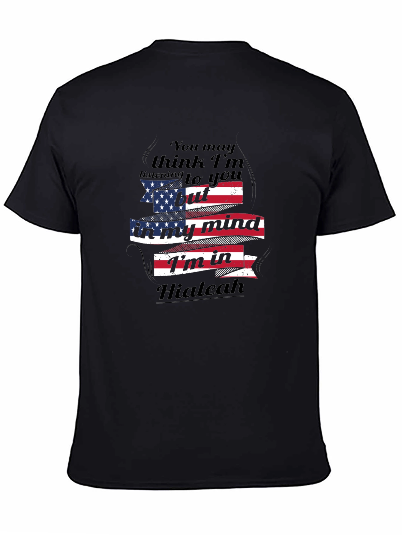Hialeah Mind T-Shirt - American Flag Design