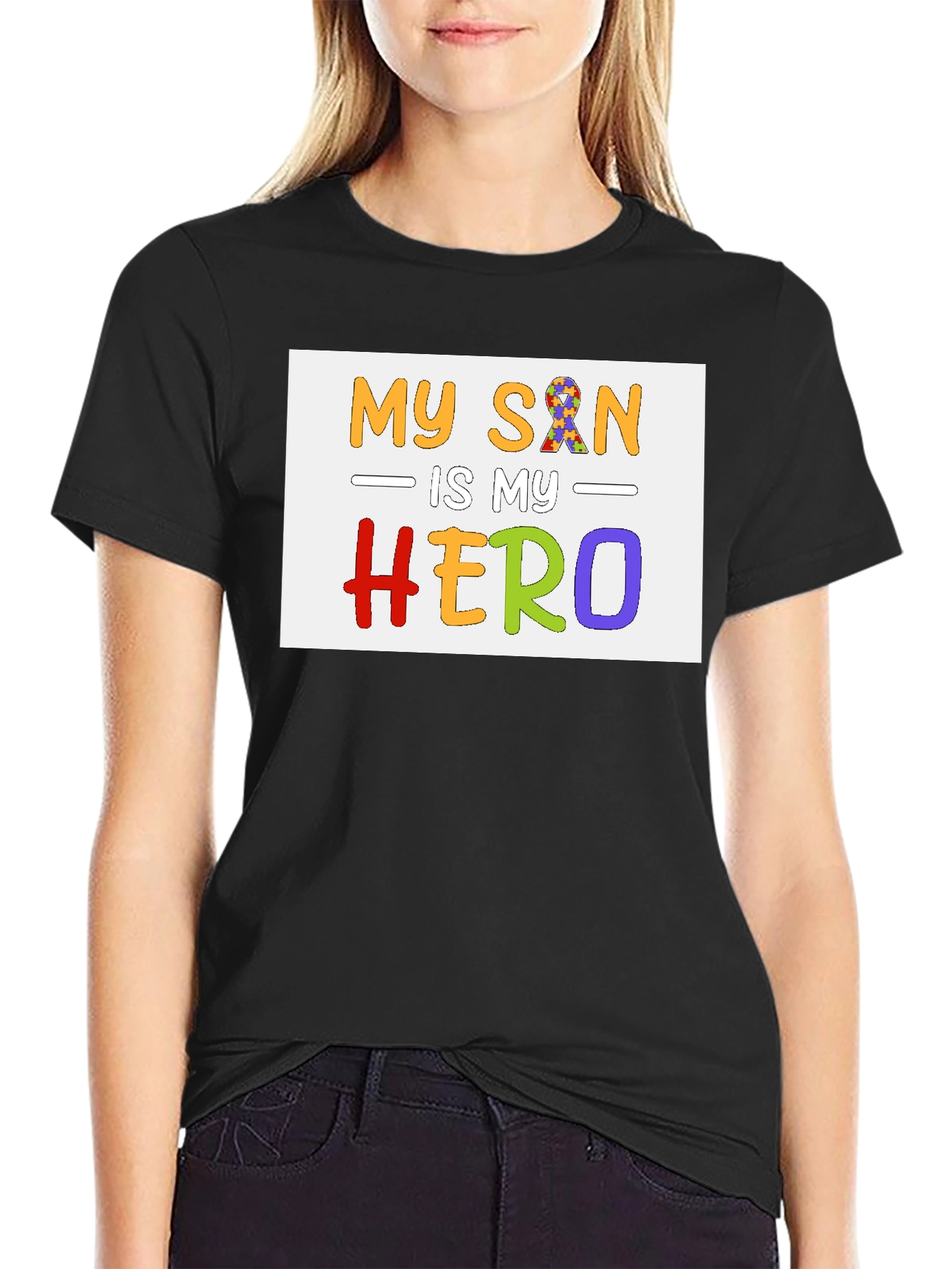 My Son Is My Hero Autism Awareness T-Shirt