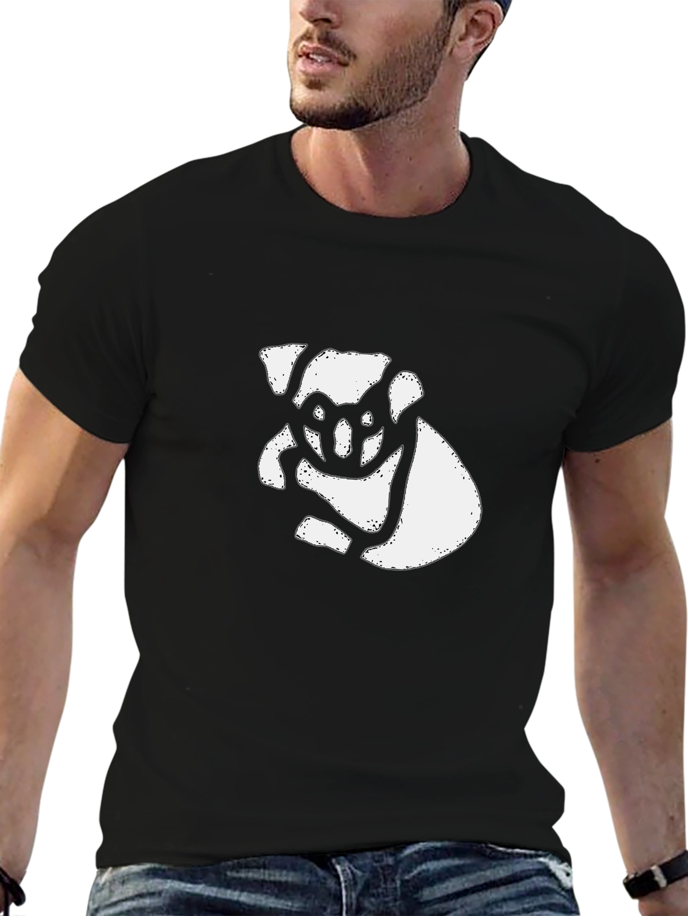 Koala Graphic Tee - Modern Black T-Shirt