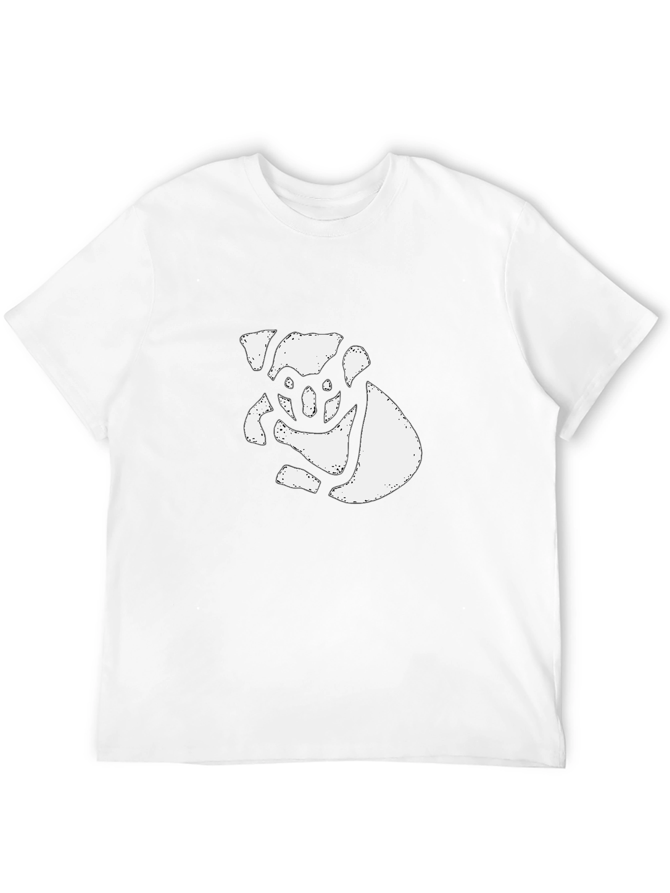 Koala Graphic Tee - Modern Black T-Shirt