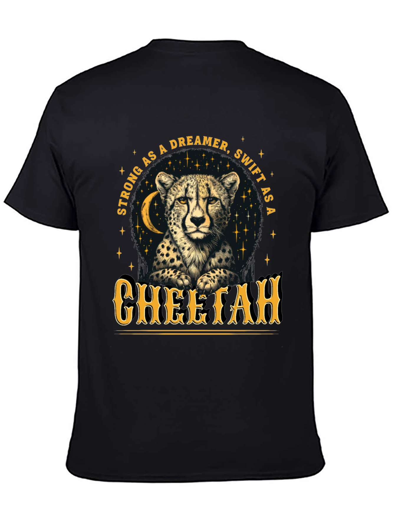 Cheetah Dreamer T-Shirt - Strong & Swift Wildlife Tee