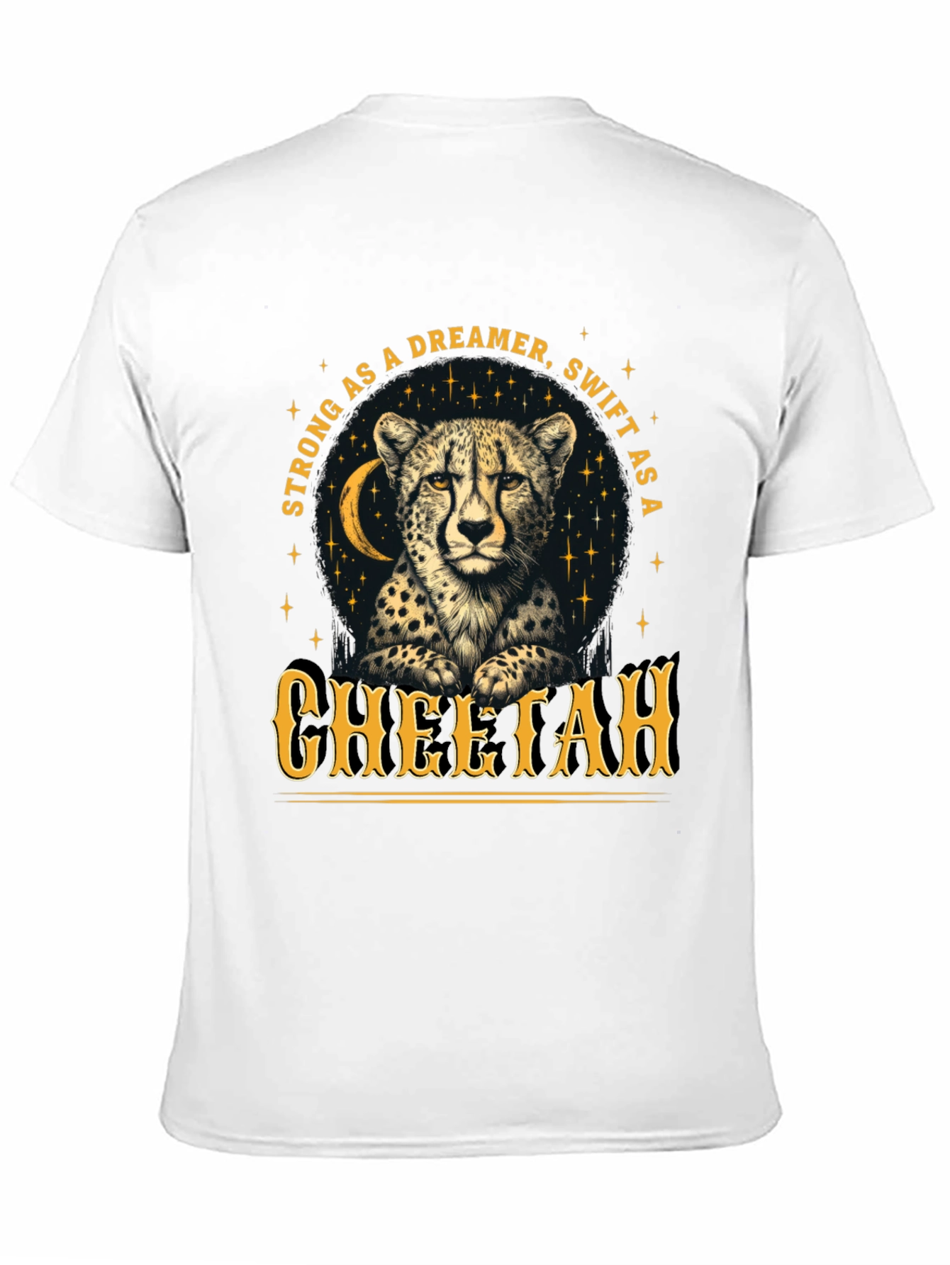 Cheetah Dreamer T-Shirt - Strong & Swift Wildlife Tee