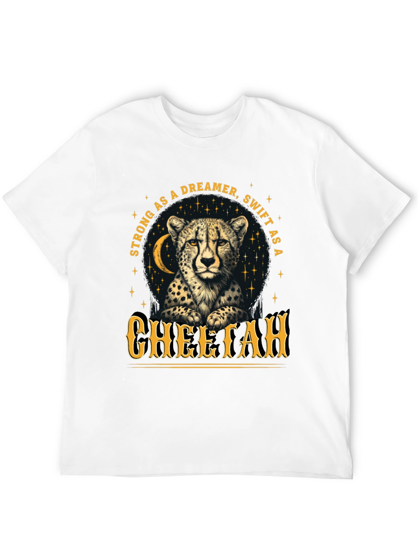 Cheetah Dreamer T-Shirt - Strong & Swift Wildlife Tee