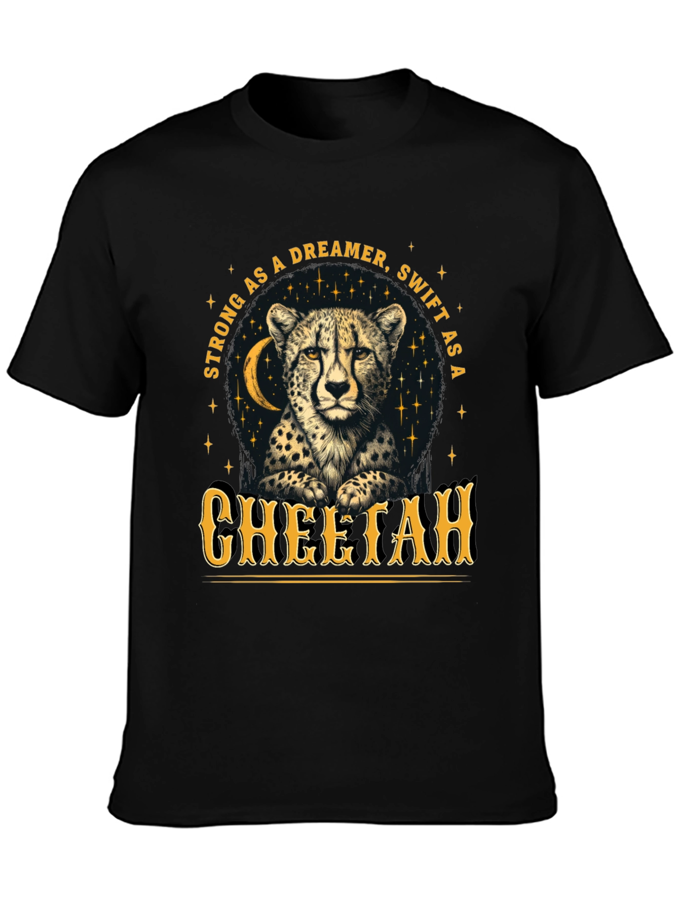 Cheetah Dreamer T-Shirt - Strong & Swift Wildlife Tee