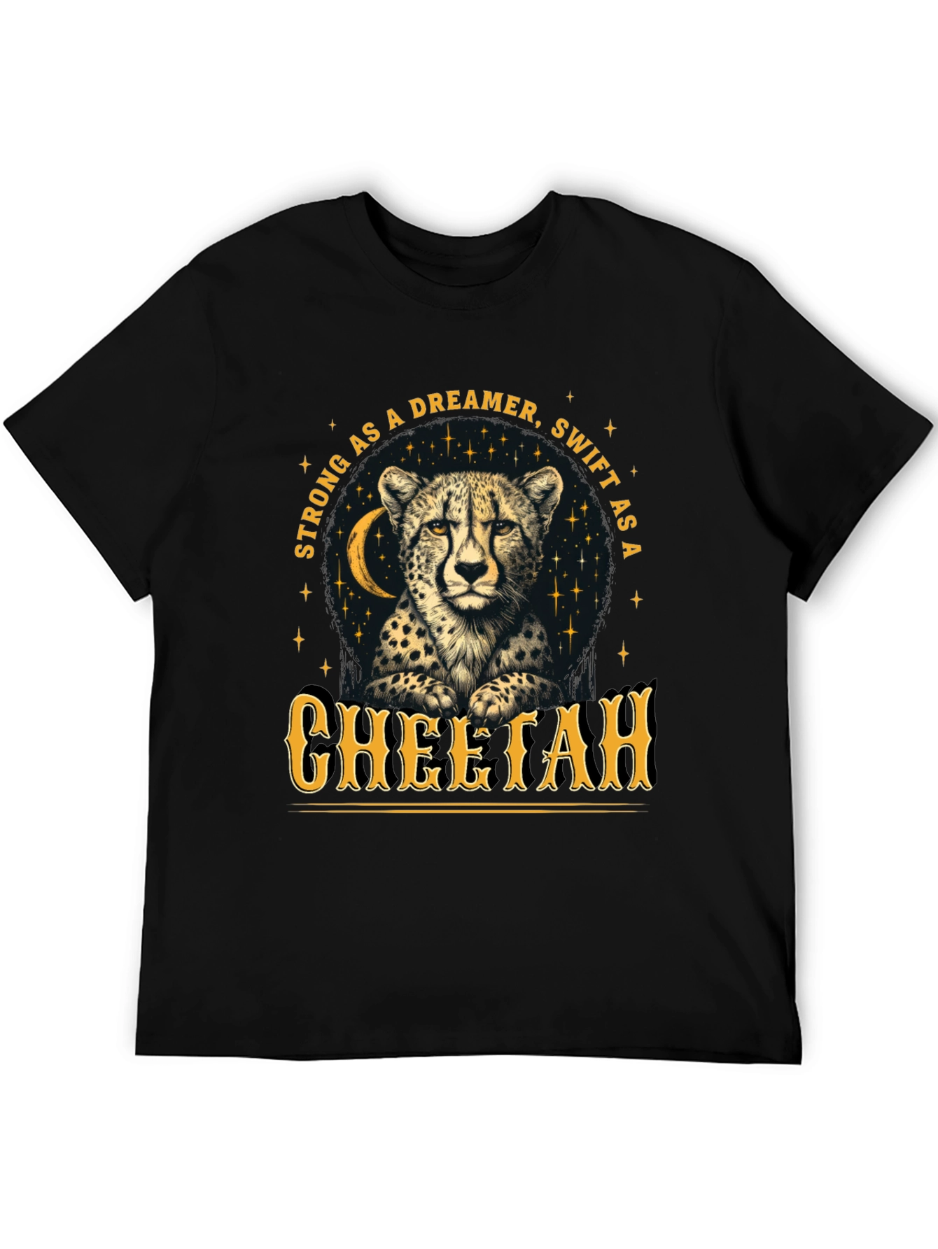 Cheetah Dreamer T-Shirt - Strong & Swift Wildlife Tee