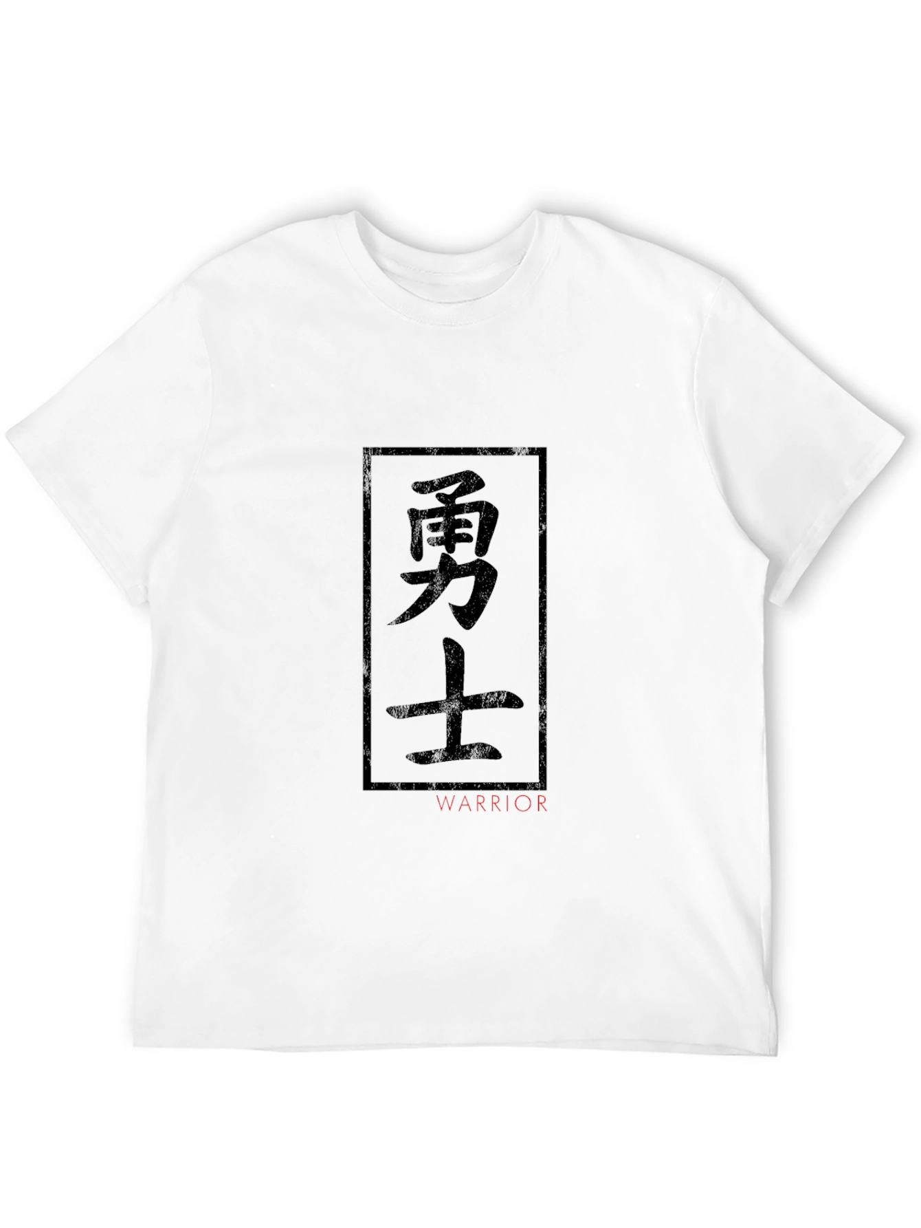 Warrior Kanji T-Shirt - Classic Crew Neck Tee