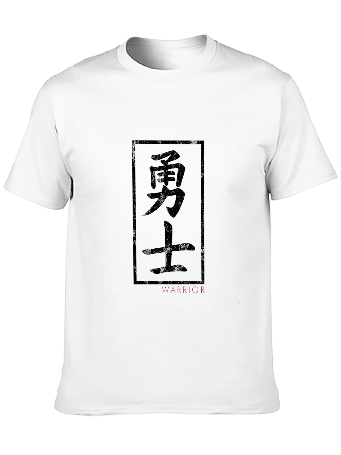 Warrior Kanji T-Shirt - Classic Crew Neck Tee