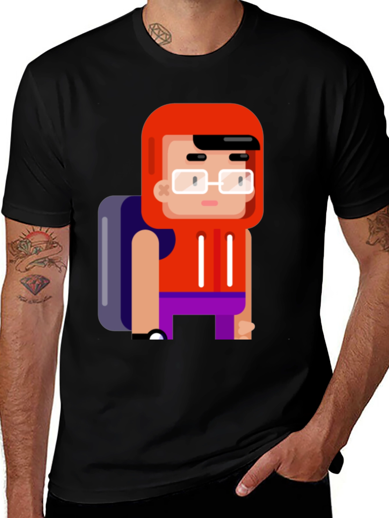 Cartoon Student T-Shirt