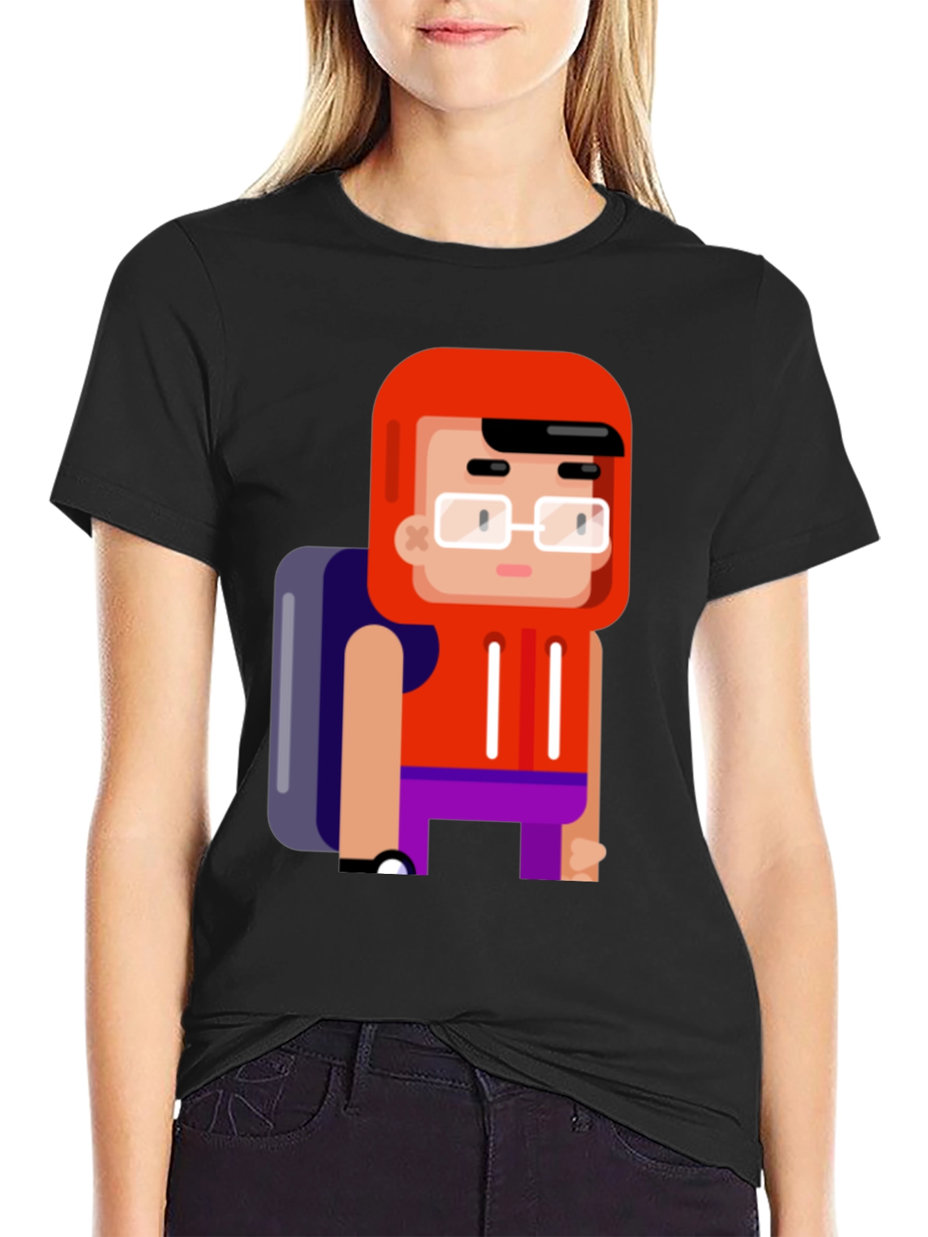 Cartoon Student T-Shirt